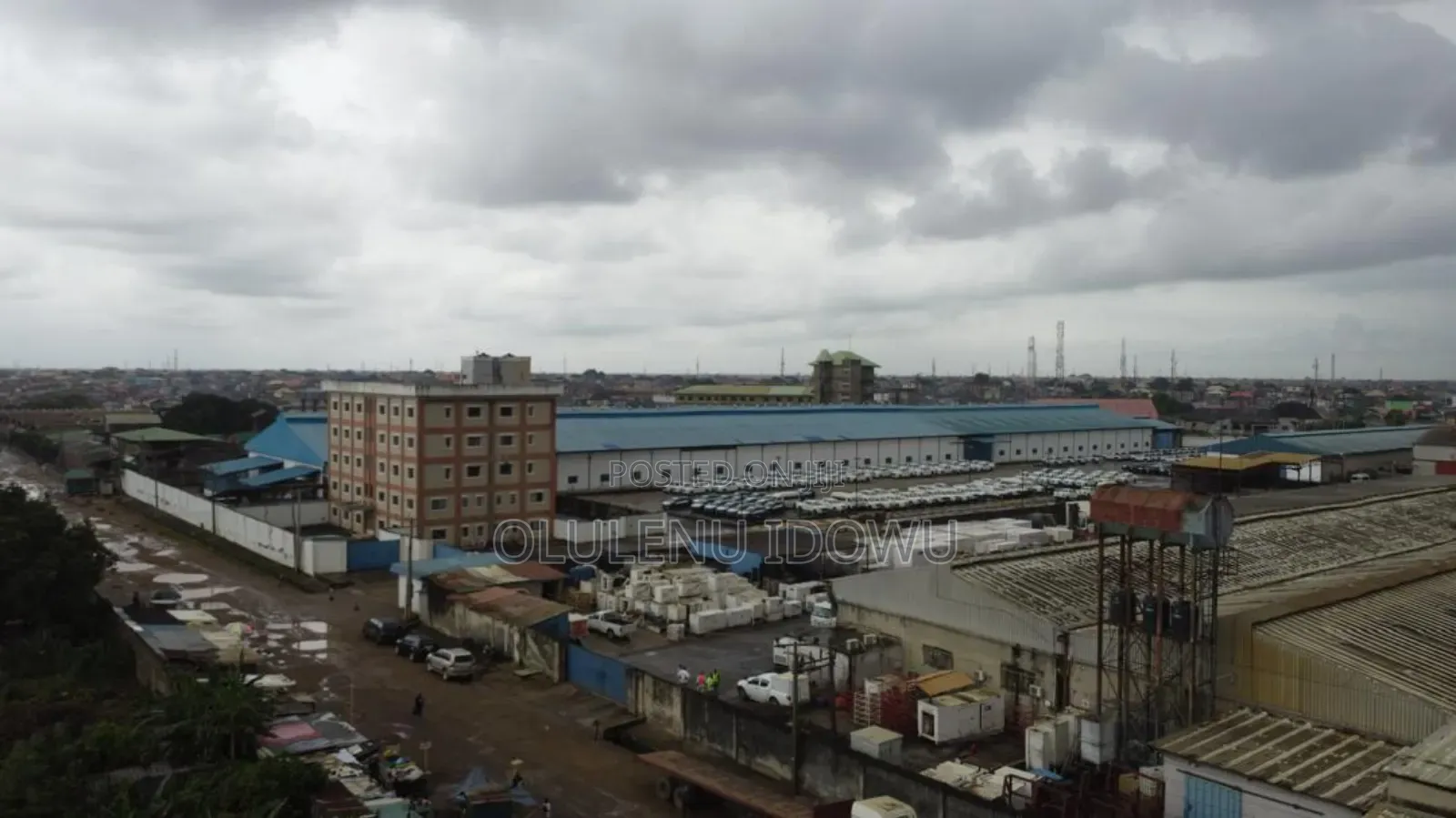 For Sale Factory With Power Plant Structure on 3.5accer in Alimosho