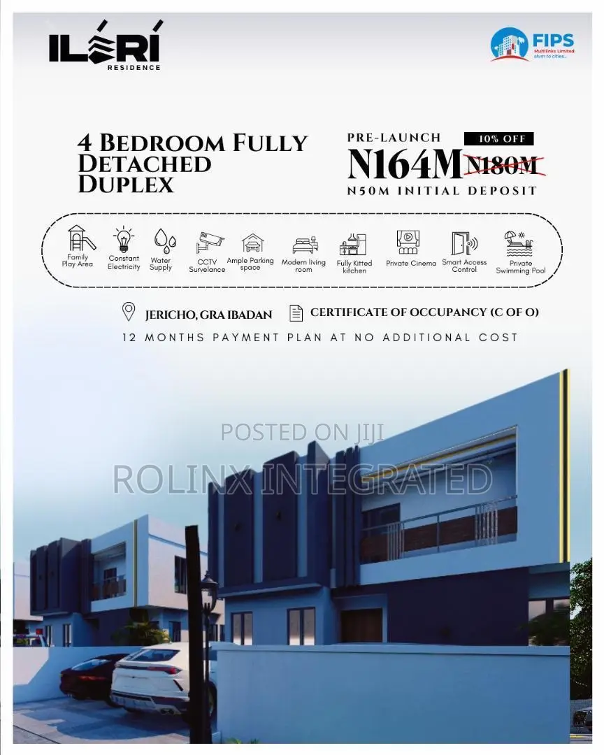 4bdrm Duplex in Jericho Gra, Ibadan for sale in Ibadan