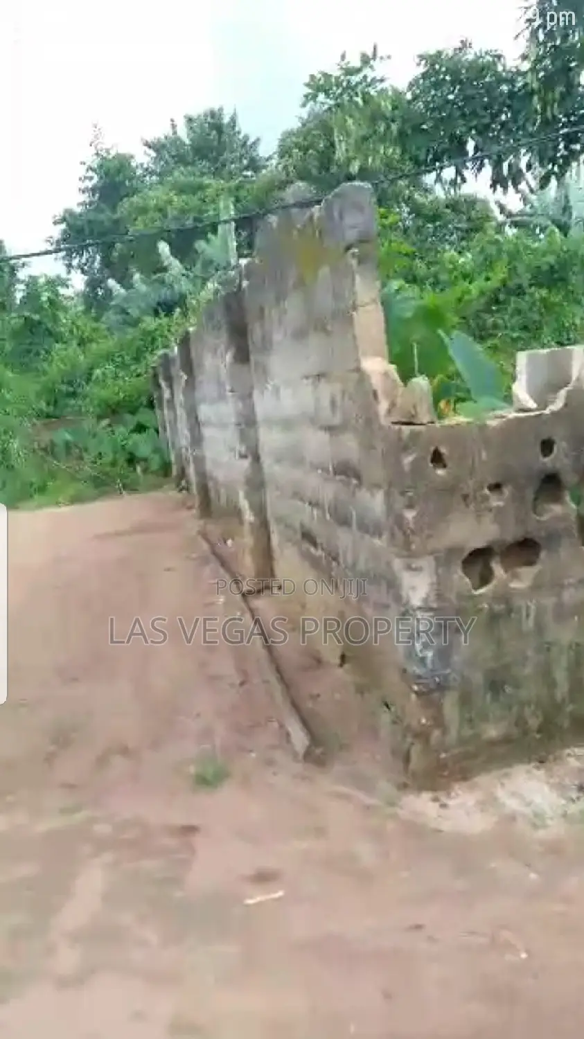 One Sharp Plot of Land With Fence and Gate at Umuoma Irete in Owerri