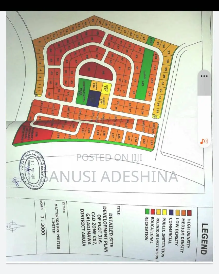 14.300hectares of Mass Housing at Galadimawa Abuja Nigerian in Galadimawa