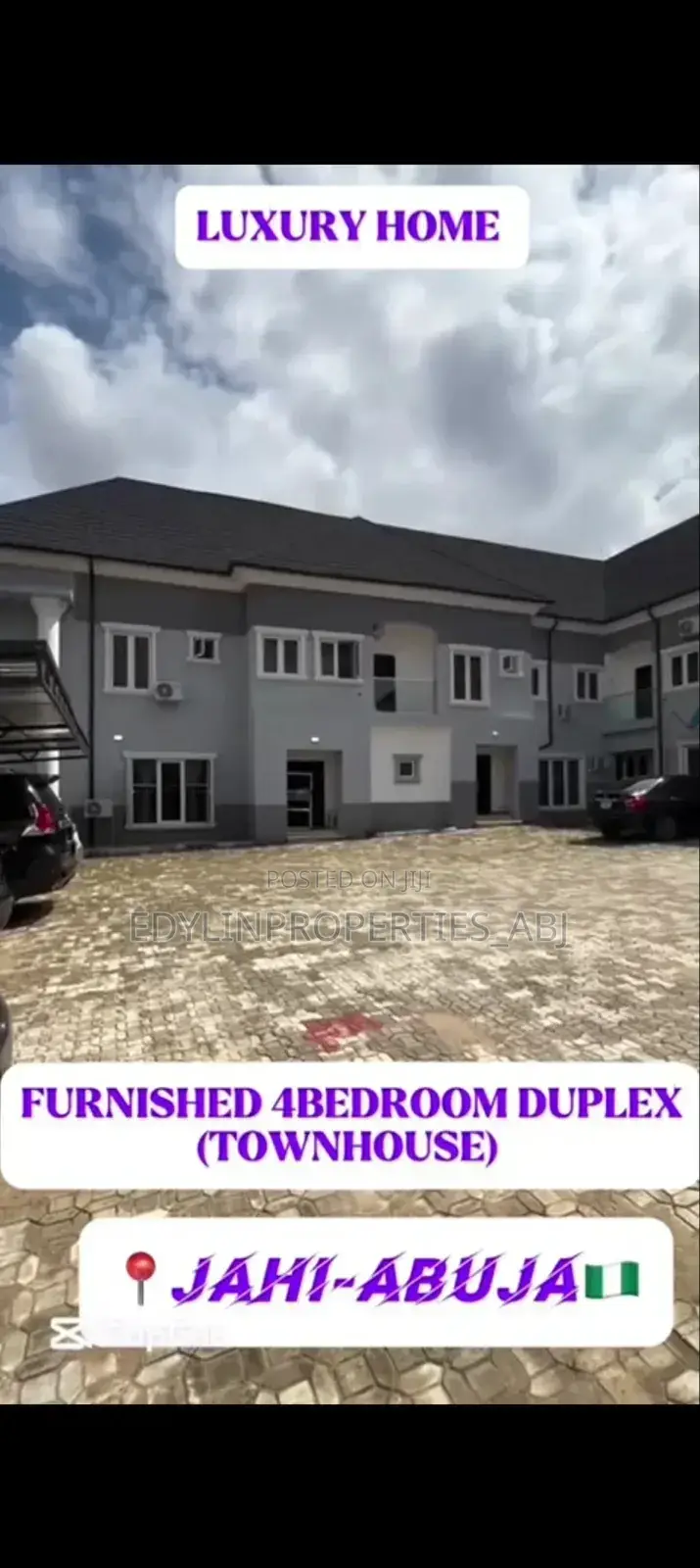 Furnished 4bdrm Duplex in Jahi for sale in Jahi