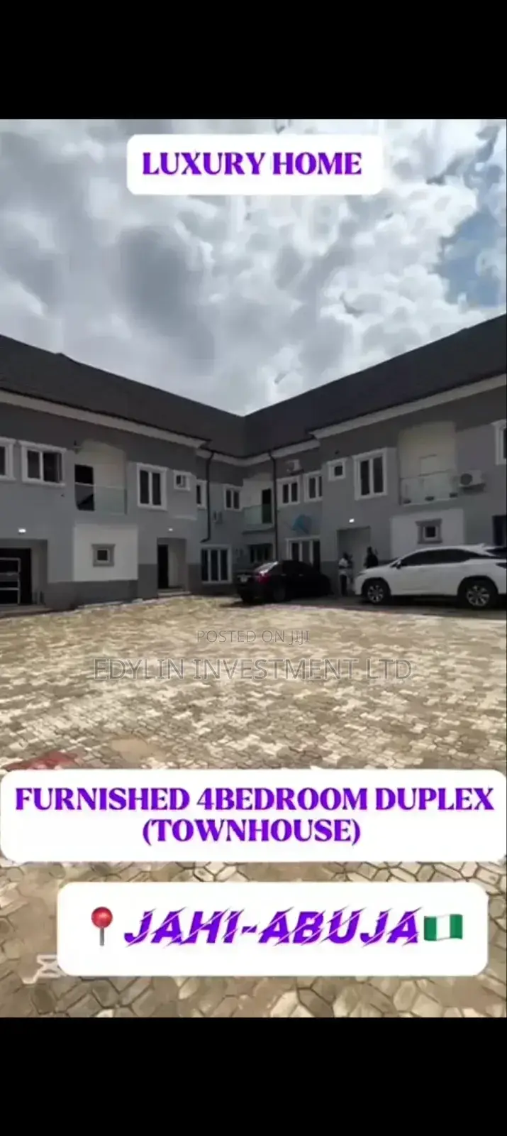 Furnished 4bdrm Duplex in Jahi for sale in Jahi