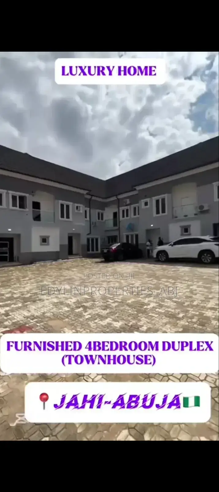 Furnished 4bdrm Duplex in Jahi for sale in Jahi