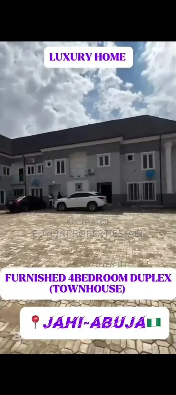 Furnished 4bdrm Duplex in Jahi for sale in Jahi
