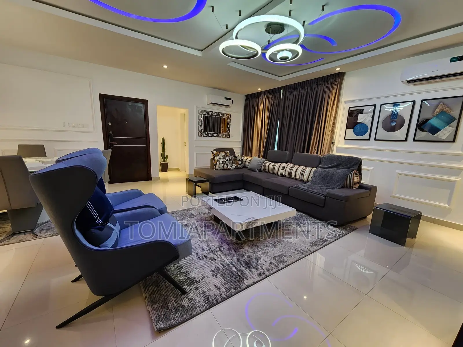 3 Bedroom Shortlet Penthouse With Balcony Snooker in Ikate in Ikate
