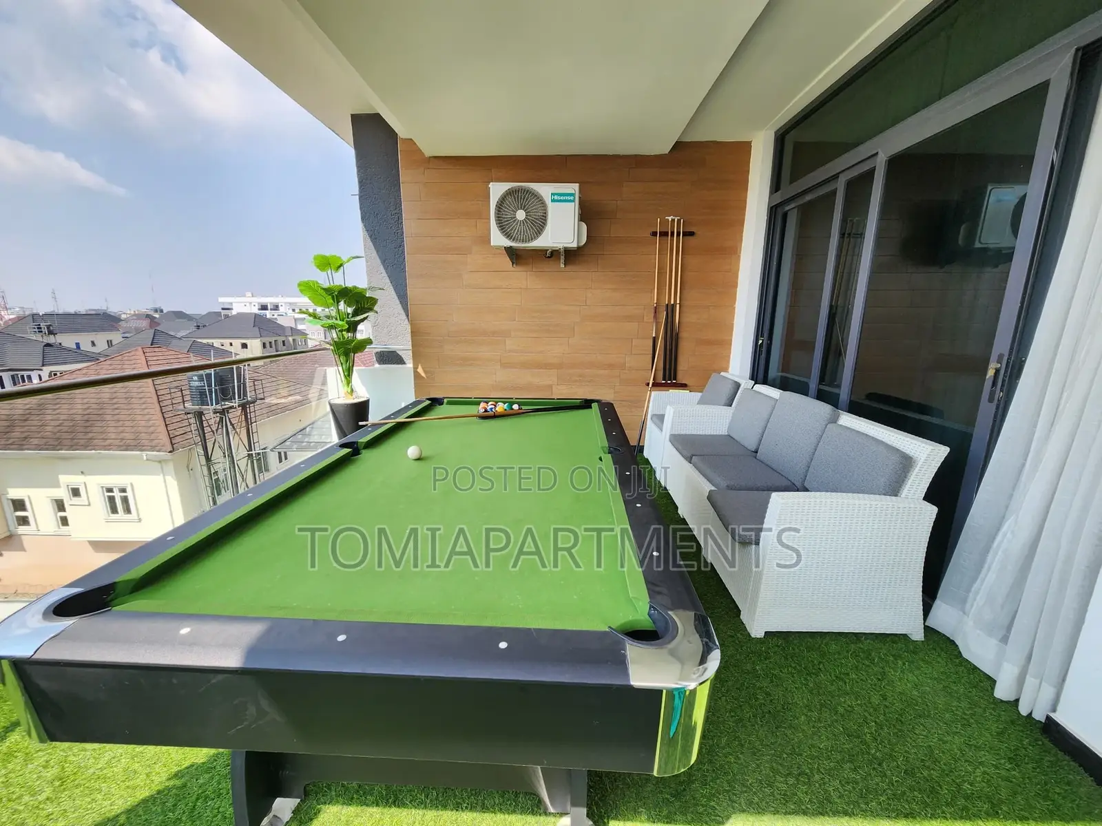 3 Bedroom Shortlet Penthouse With Balcony Snooker in Ikate in Ikate