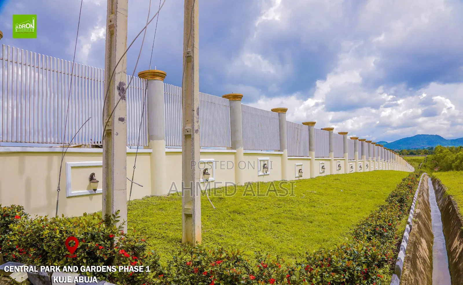 Adron Central Park And Gardens, Phase 1, Centenary Estate in Kuje
