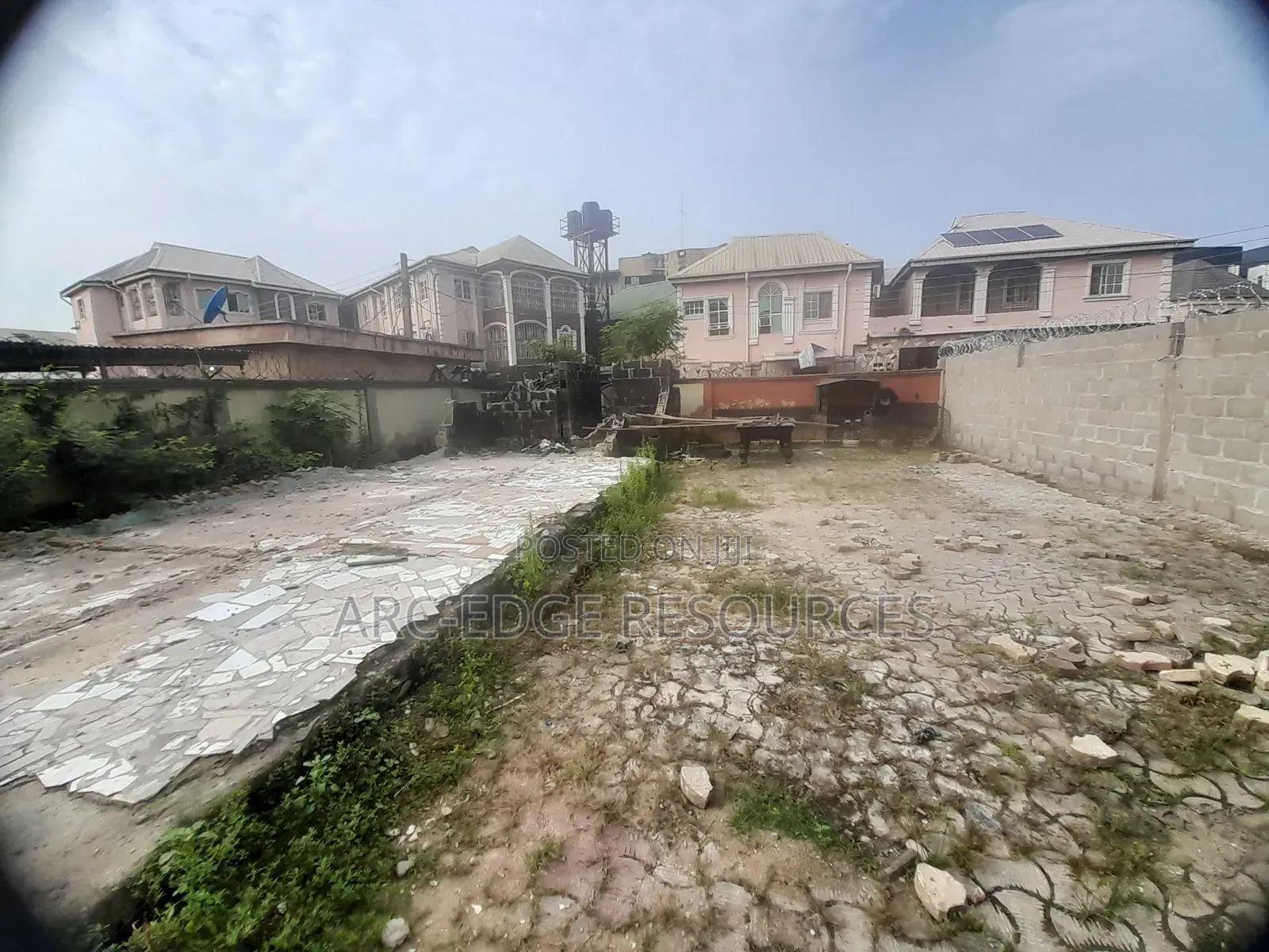 Dry Land Measuring 50ft by 55ft in Ago Palace
