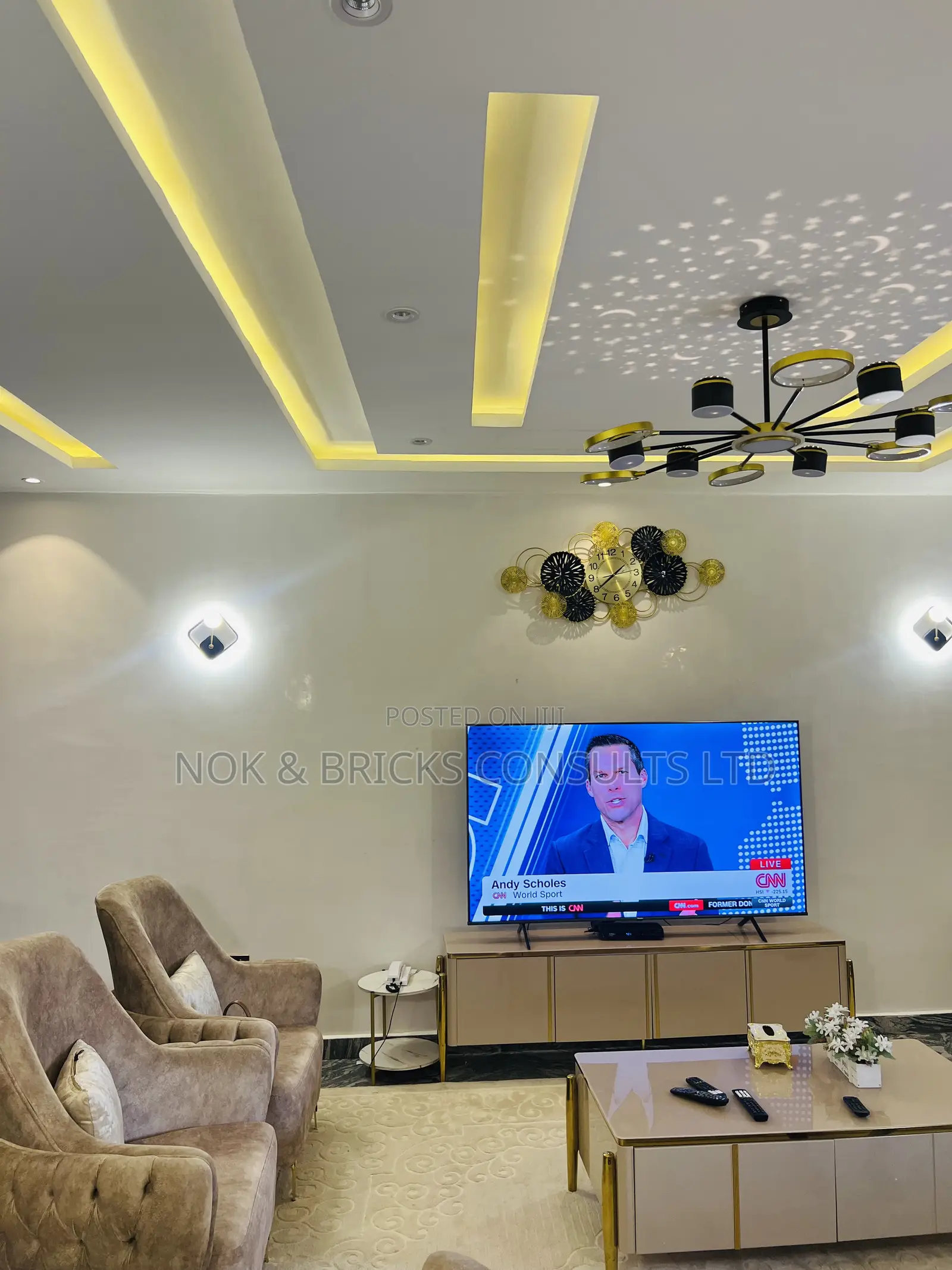 Furnished 4bdrm Duplex in Bricks Apartment, Guzape District for rent in Guzape District