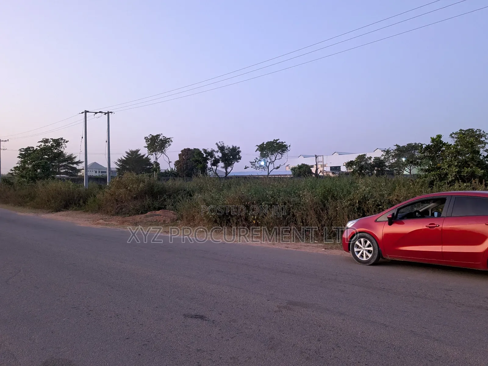 1 Hectare Industrial Plot by Tarred Road Idu (C of O) in Idu Industrial