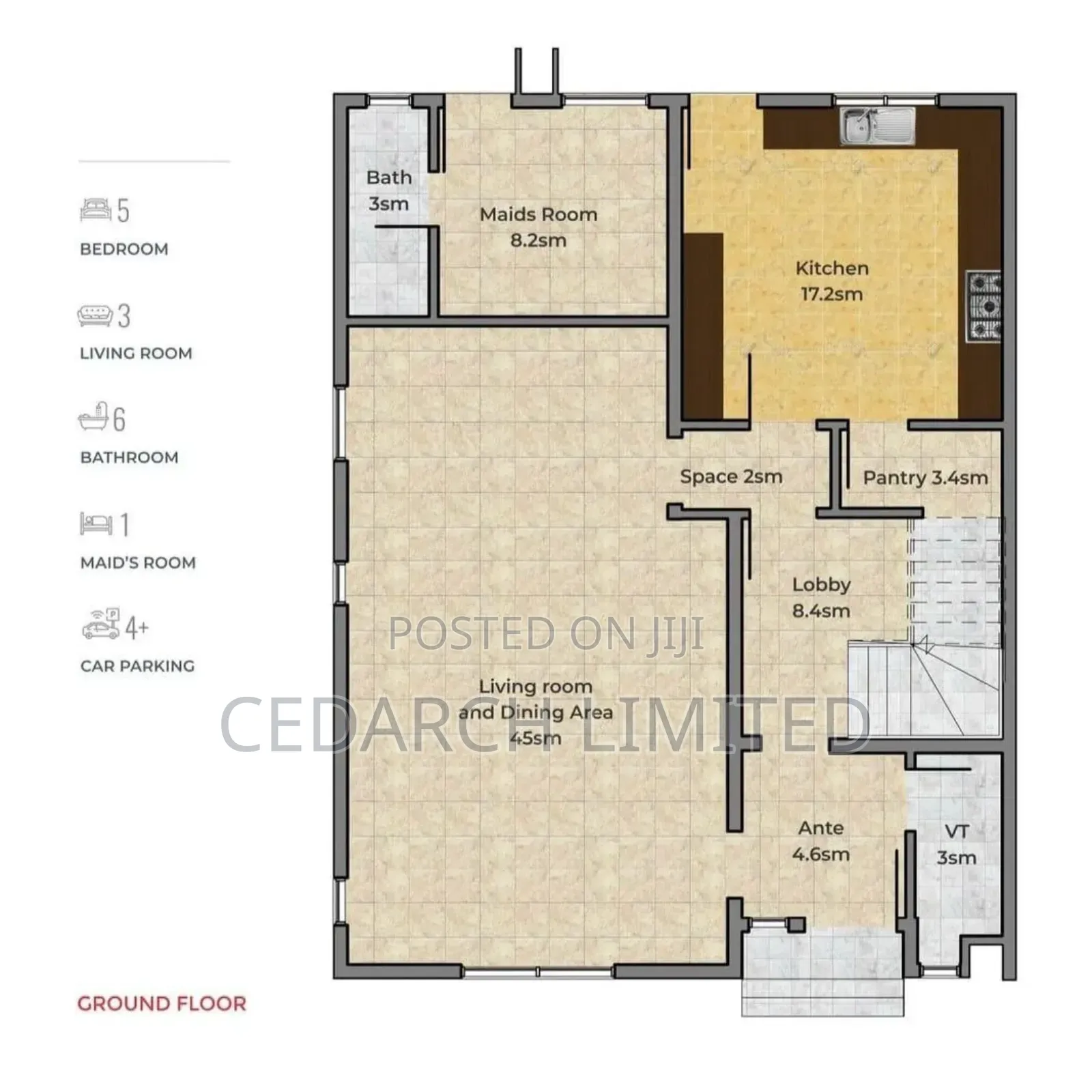 5bdrm Duplex in Life Camp for sale in Life Camp