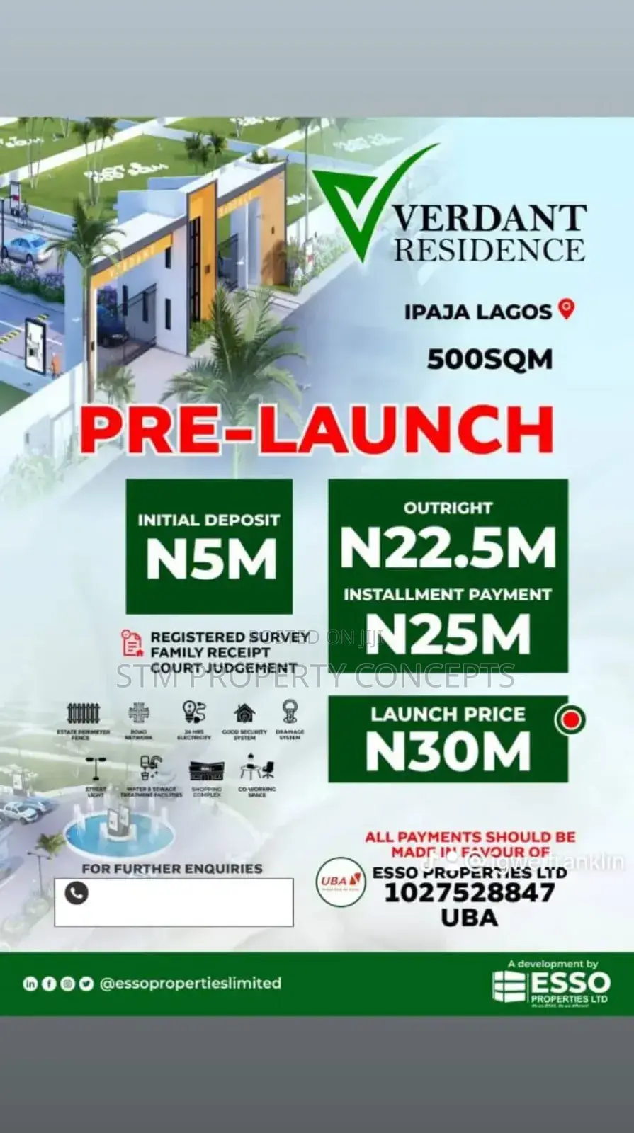 Estate Land for Sale at Ipaja Near Church Bus Stop in Alimosho