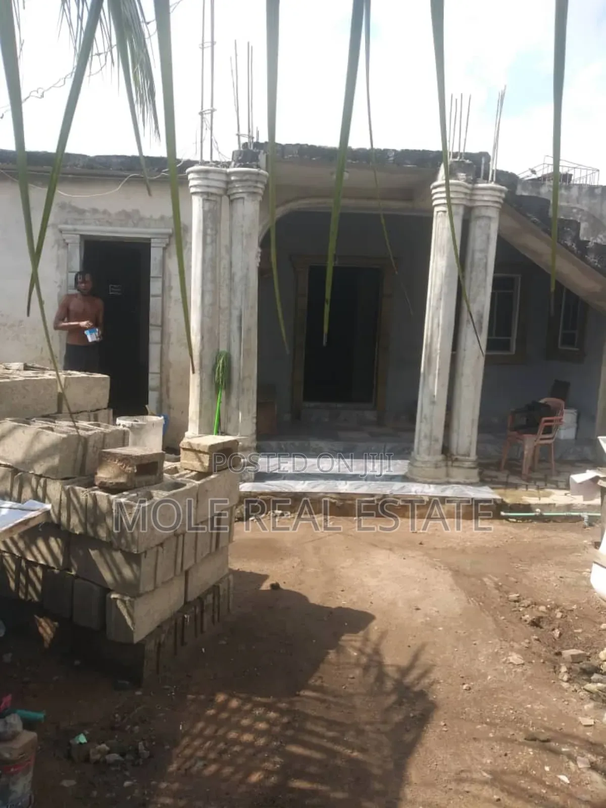 Half 40ft by 90ft Egan Agric Road Fenced in Ikotun/Igando