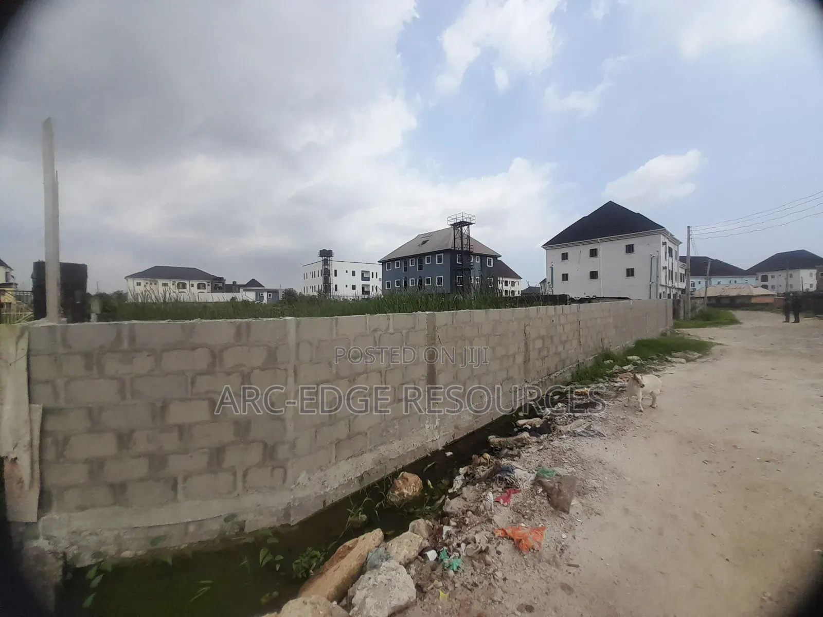 Dry Cornerpiece Half Plot of Land in Greenfield Estate in Ago Palace