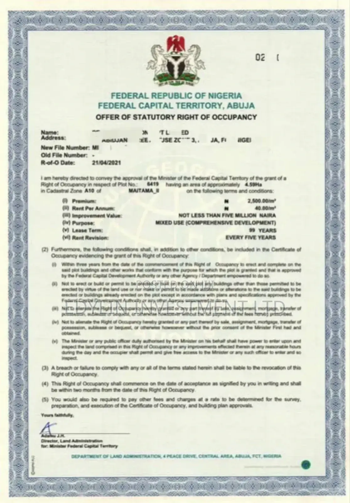 Prime Property in Maitama Ii, Abuja in Maitama