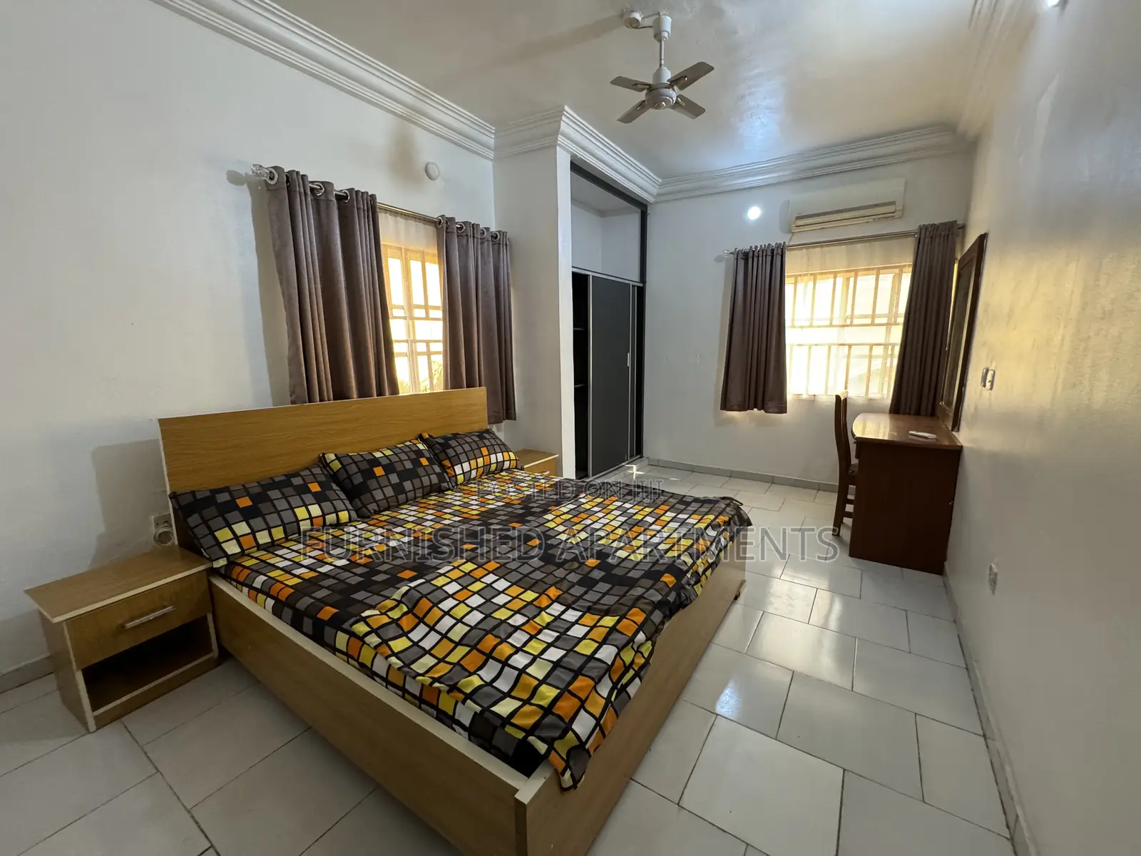 Furnished 3bedroom Flat 6guests Max Wifi N 24hrs Lit in Utako