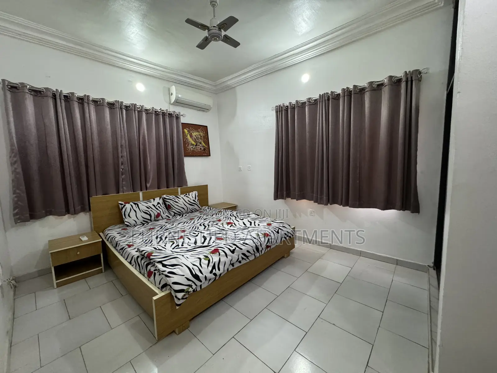 Furnished 3bedroom Flat 6guests Max Wifi N 24hrs Lit in Utako