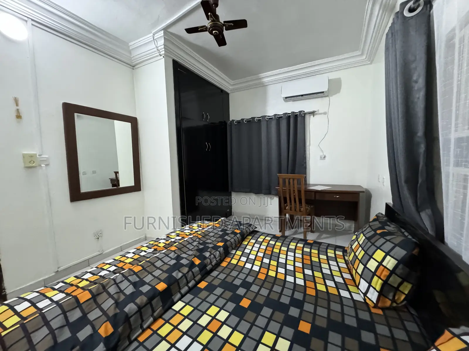 Furnished 1 Bedroom Flat 2guests +Wifi 24hrs Lit Utako Abuja in Utako