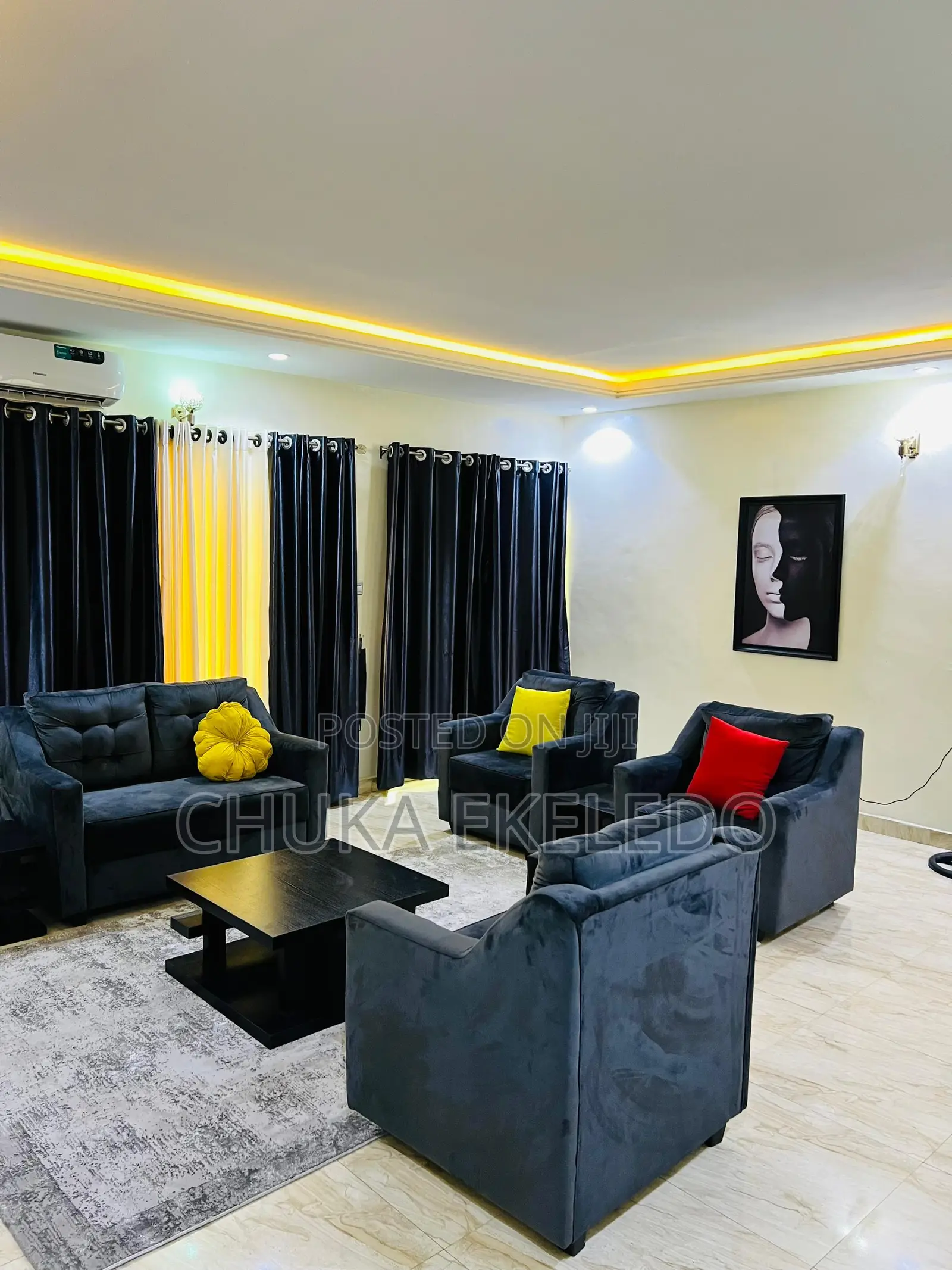 Furnished 3bdrm Apartment in Lekki Gardens, Ikate-Elegushi for rent in Ikate-Elegushi