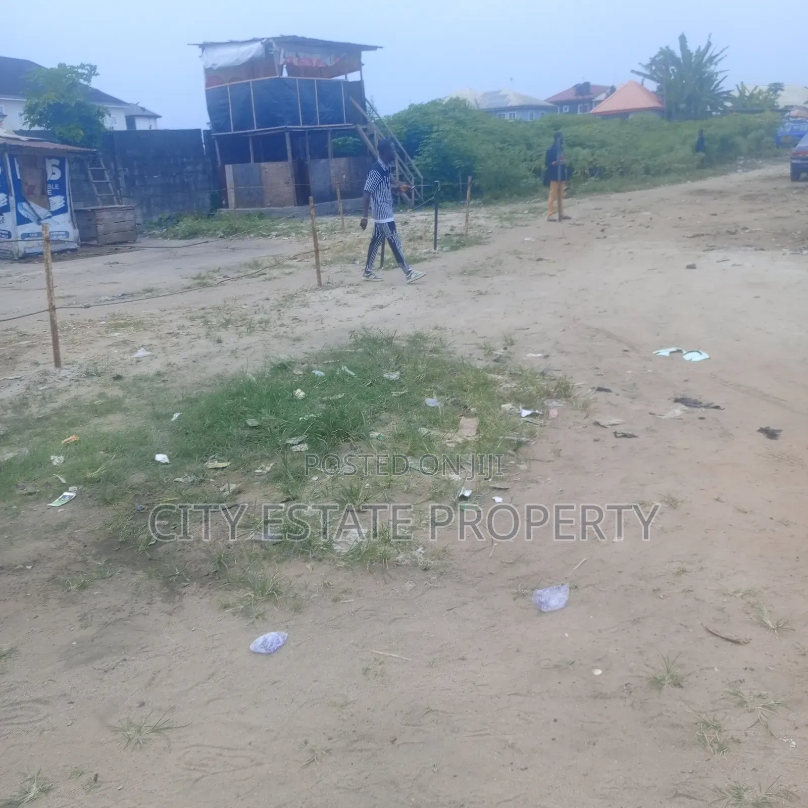 One Plot of Land Fenced Round for Commercial Usage for Lease in Port-Harcourt