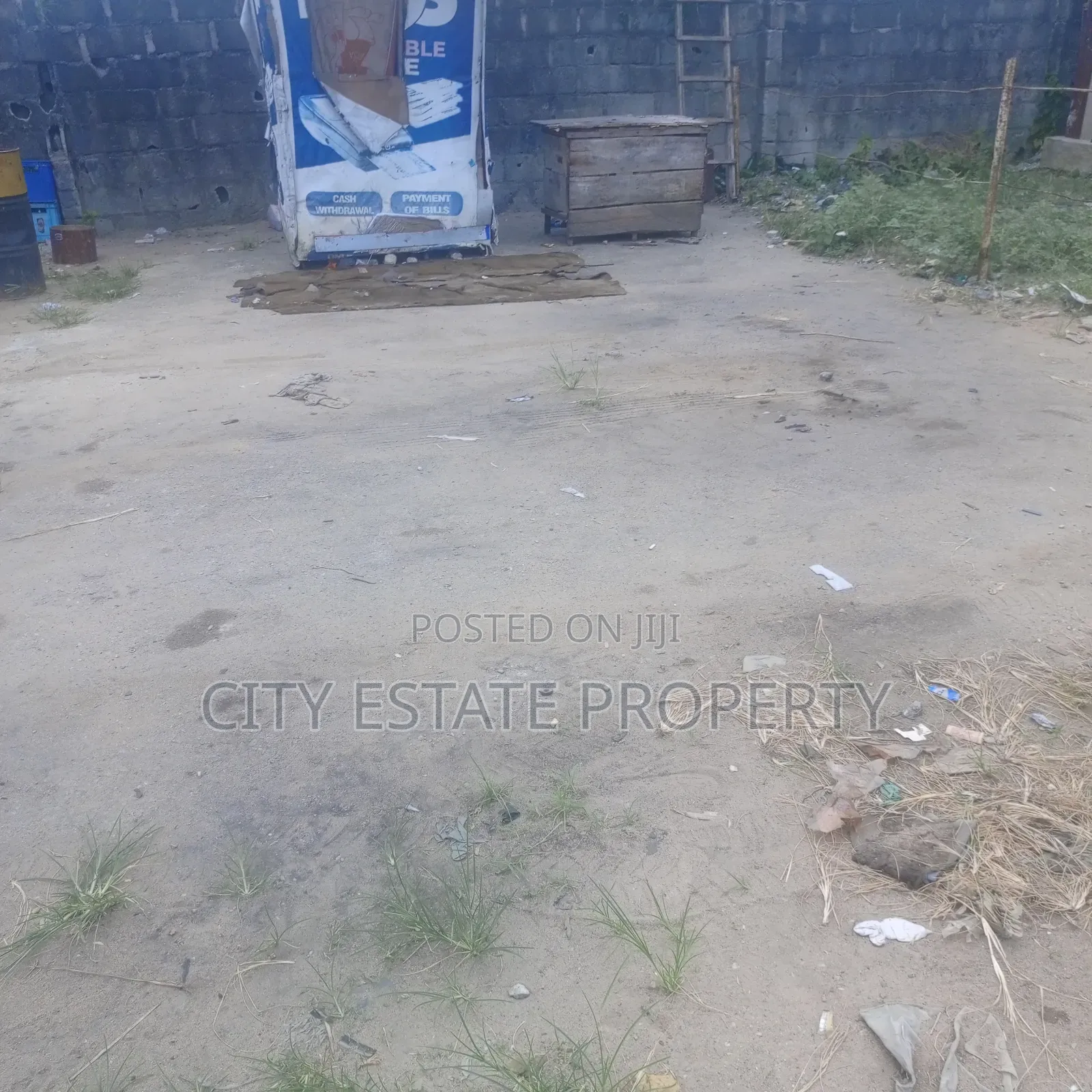One Plot of Land Fenced Round for Commercial Usage for Lease in Port-Harcourt