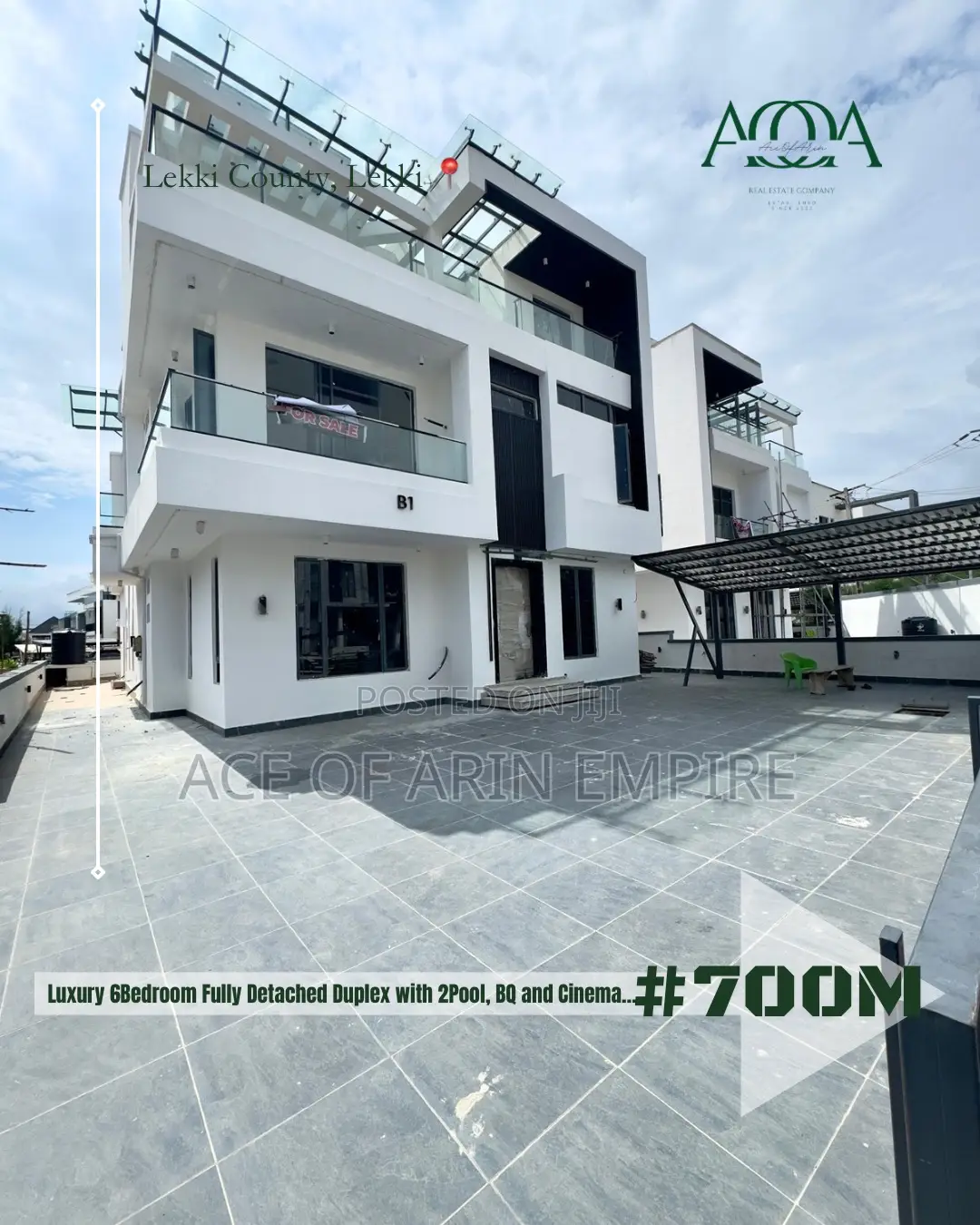 5bdrm Duplex in Lekki County for sale in Lekki