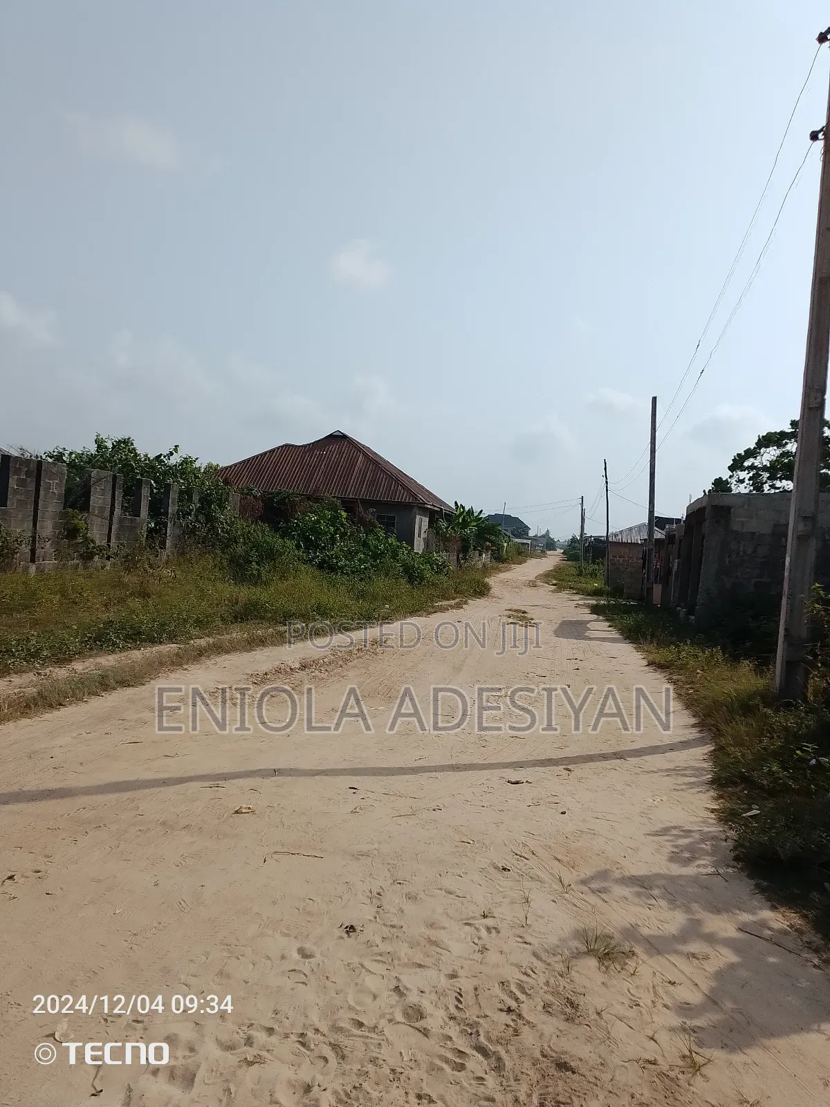 Half a Plot for Sell in Ikd Igbogbo,120/30 Government Approv in Igbogbo