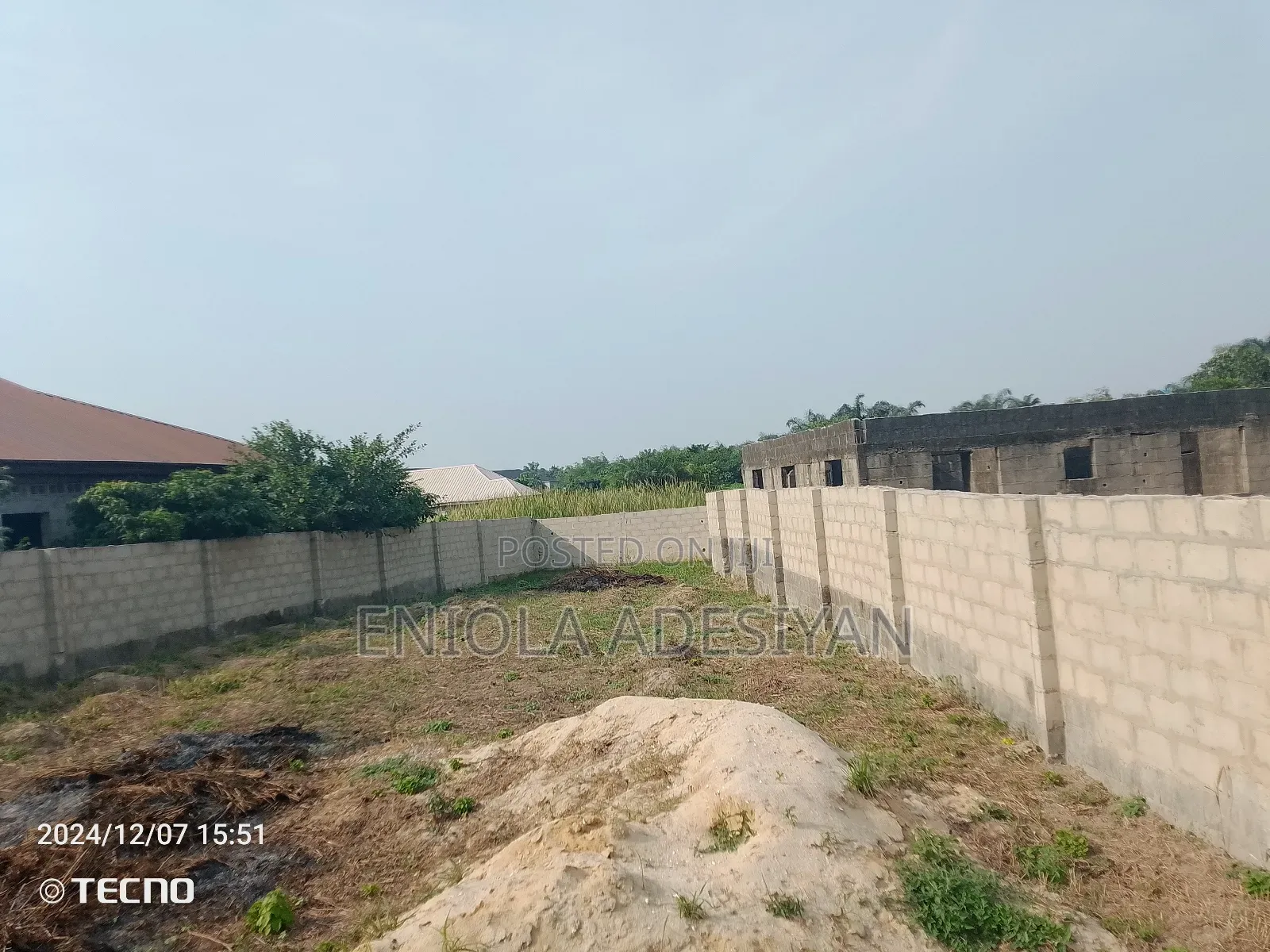 Full Plot For Sale At Ikorodu 60/120 Receipt, Survey Plan in Igbogbo