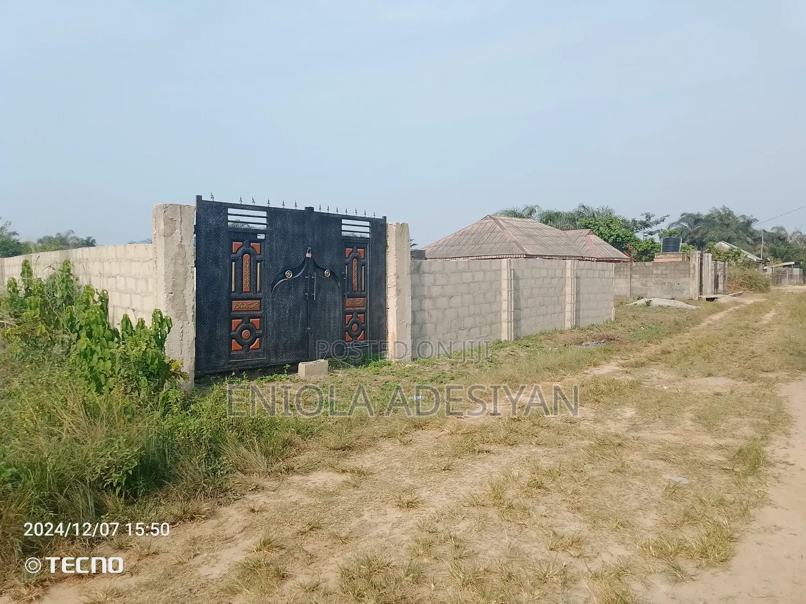 Full Plot For Sale At Ikorodu 60/120 Receipt, Survey Plan in Igbogbo