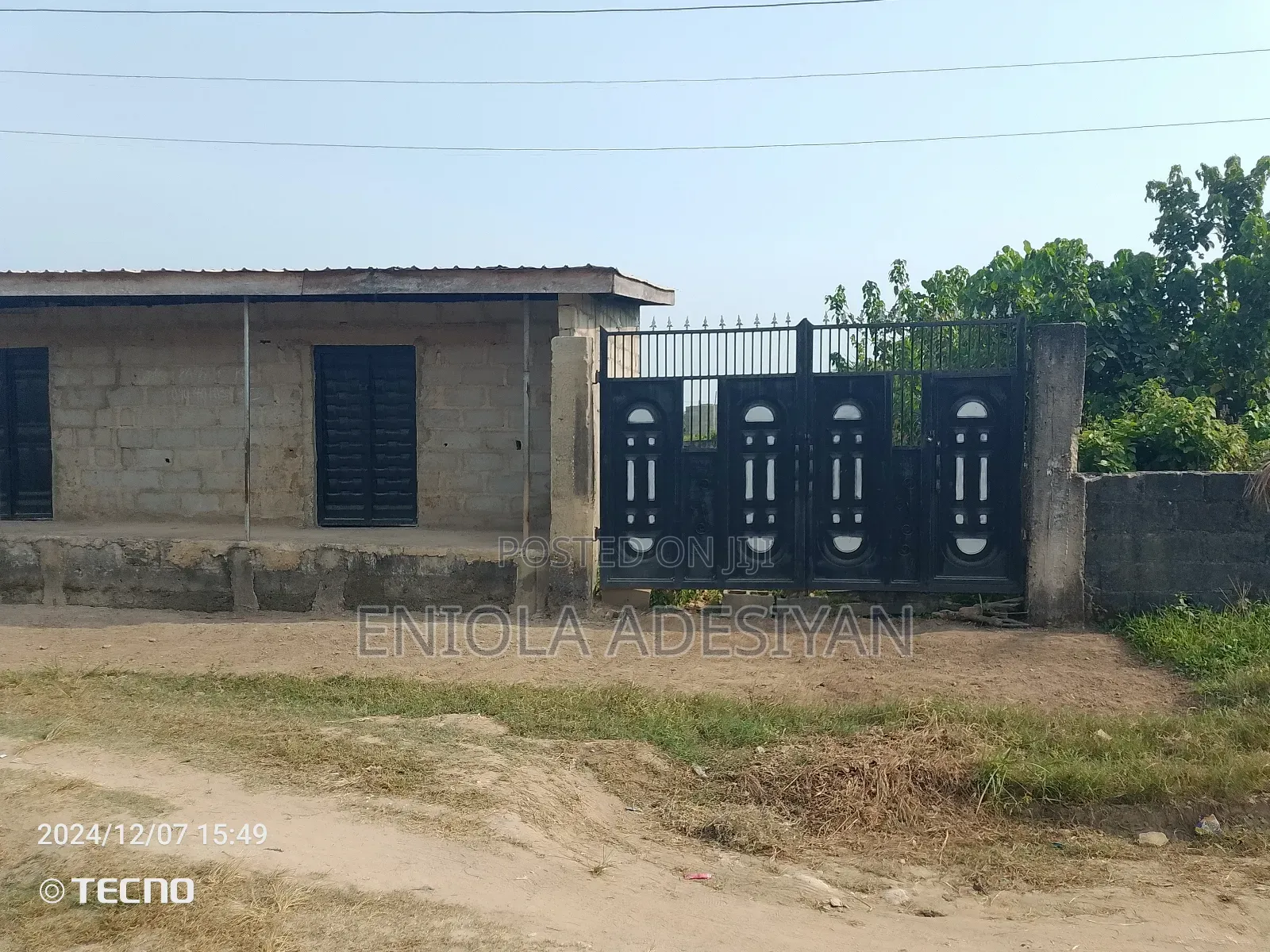 4 Shop With Toilet,Fence ND Gated at Morekete 650 Square MTR in Igbogbo