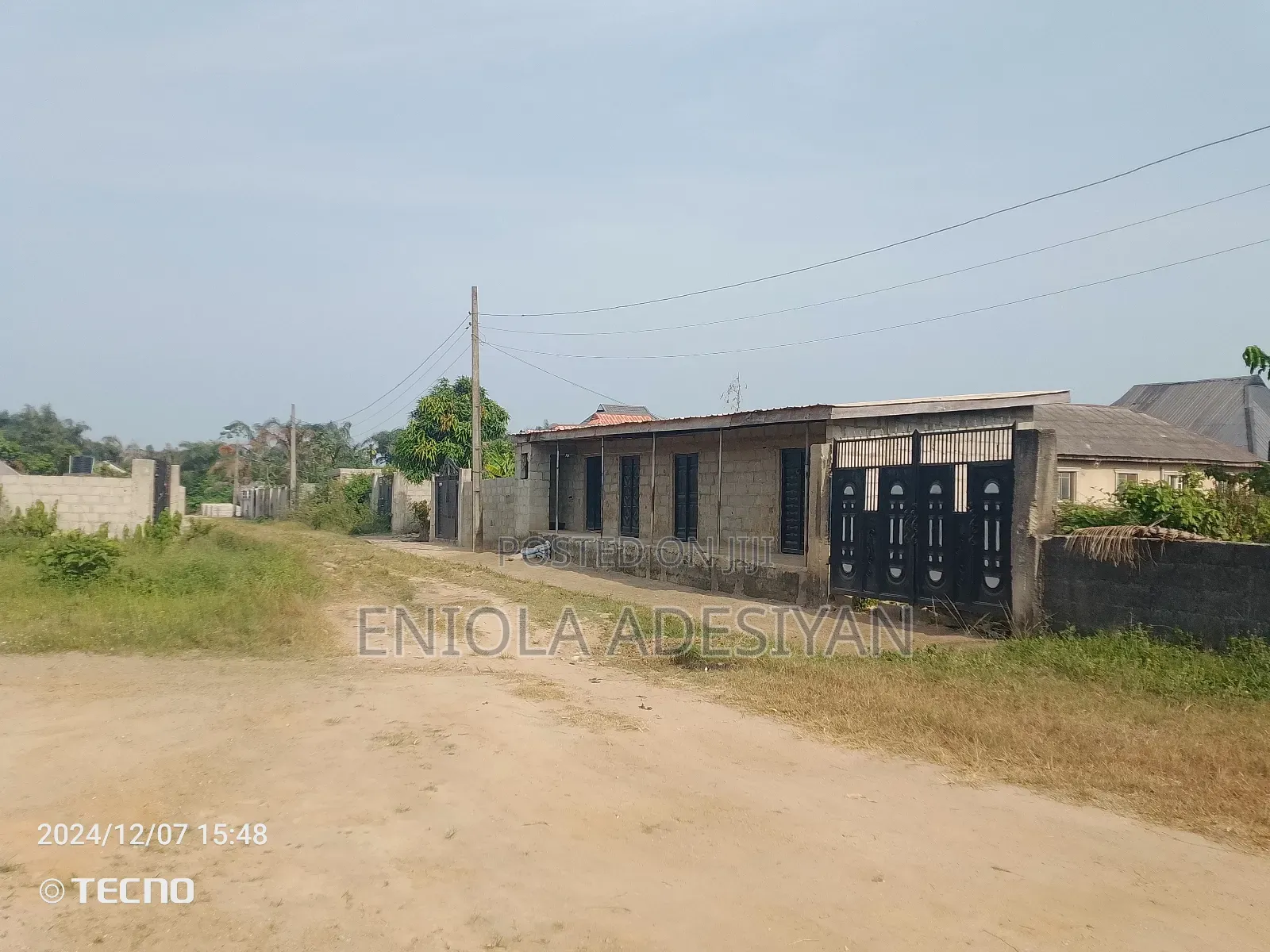 4 Shop With Toilet,Fence ND Gated at Morekete 650 Square MTR in Igbogbo