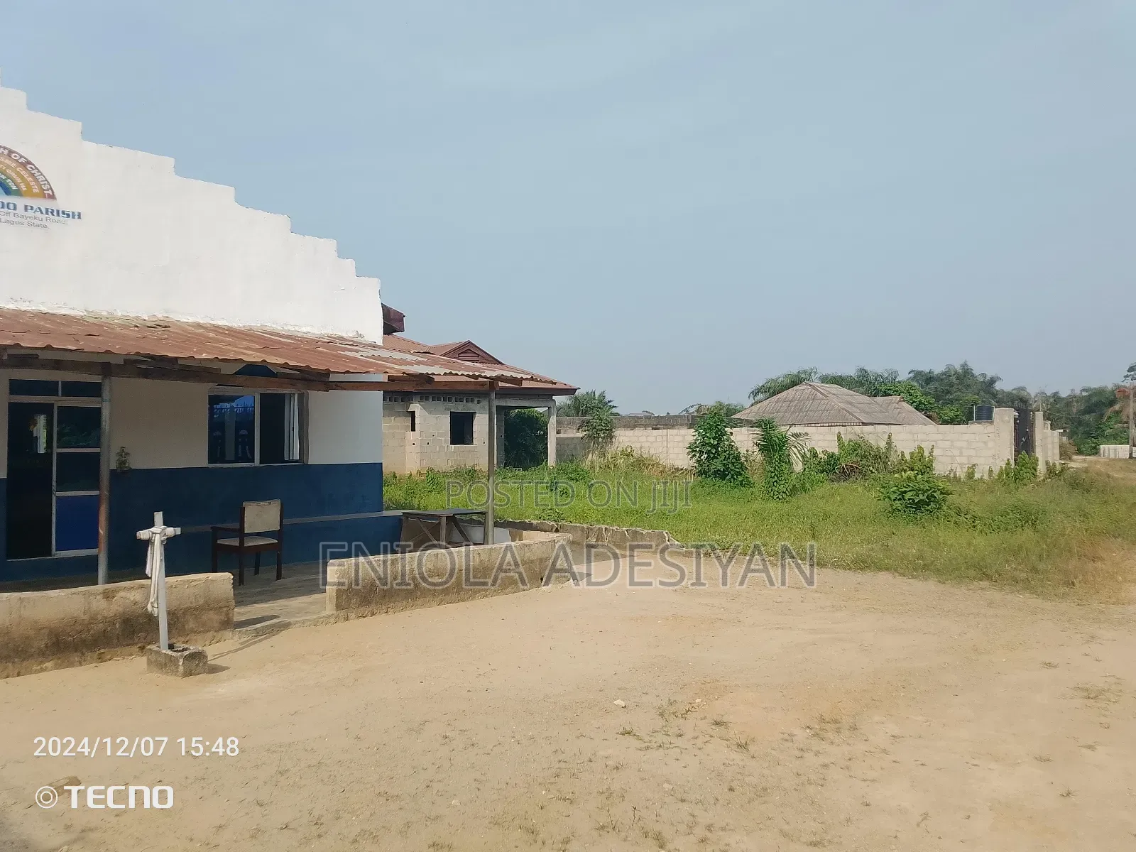 4 Shop With Toilet,Fence ND Gated at Morekete 650 Square MTR in Igbogbo