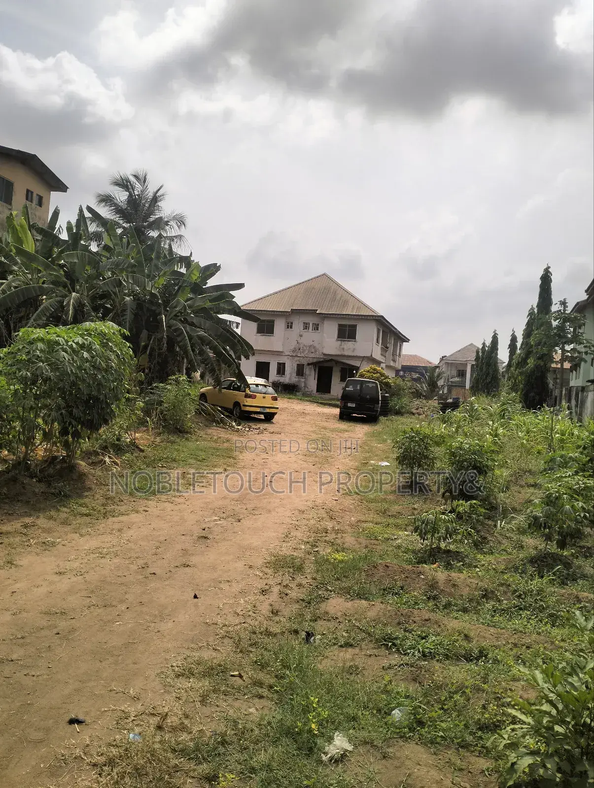 2plots With Structure Along the Major Rd at Idimu Orisunbare in Iseri Olofin