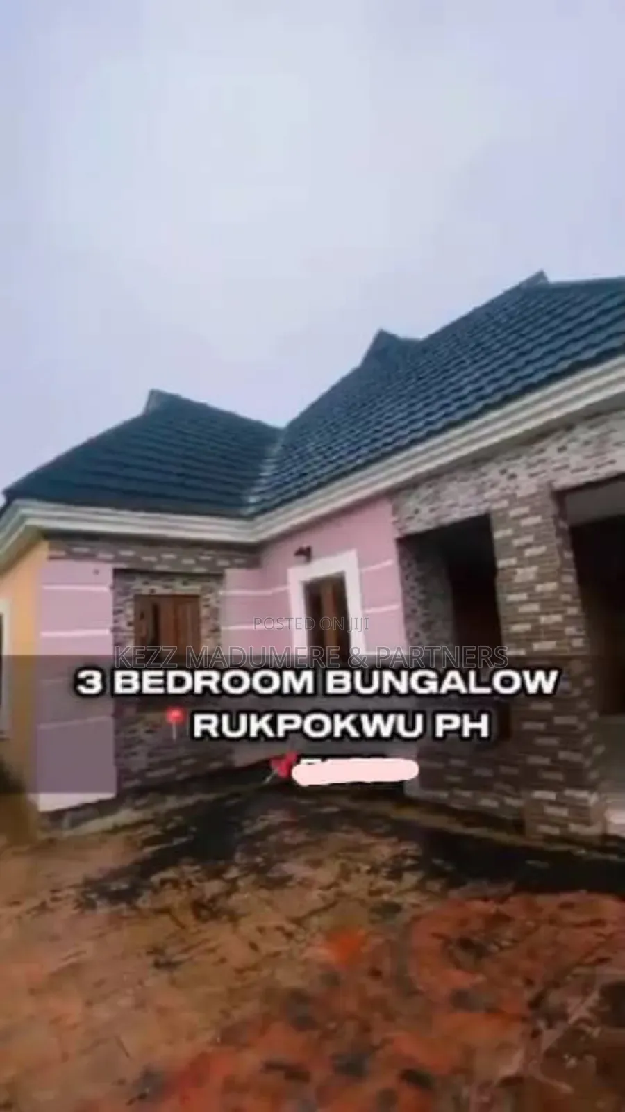 3bdrm Bungalow in Rukpokwu , Port for sale in Port-Harcourt