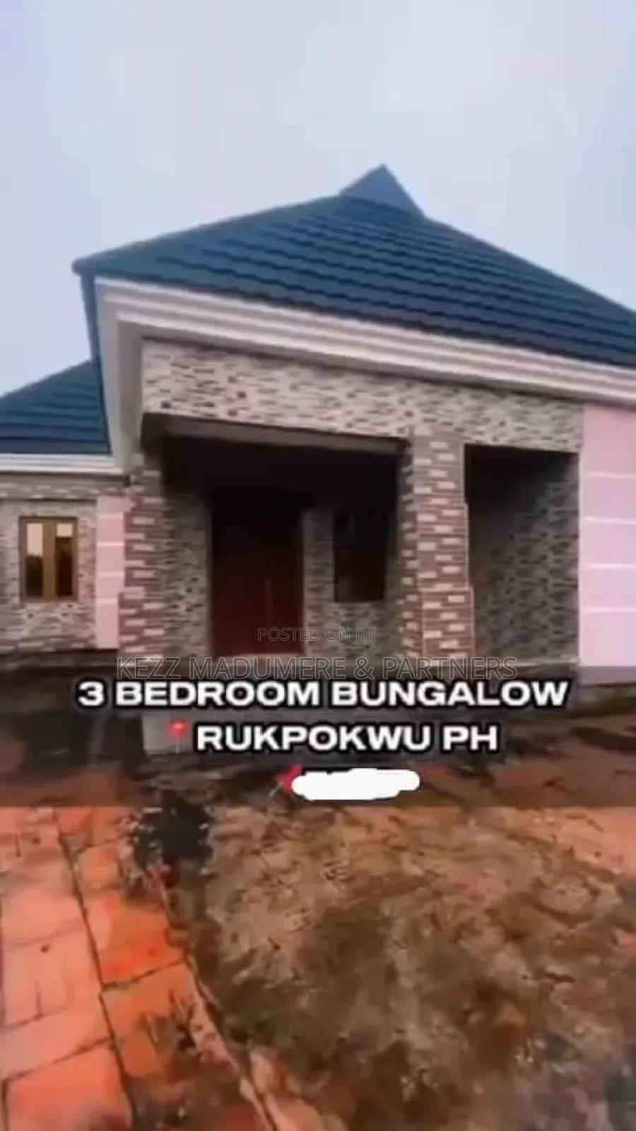 3bdrm Bungalow in Rukpokwu , Port for sale in Port-Harcourt