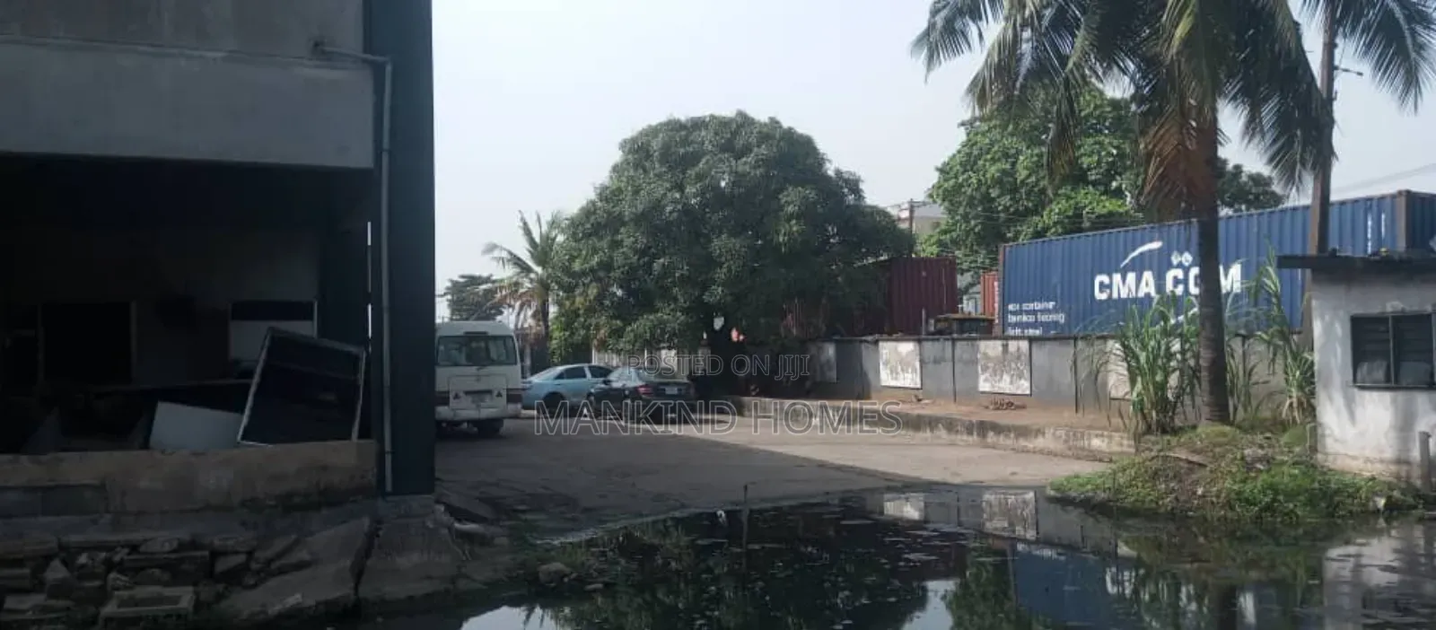 8700sqm Land With Warehouse Off Eric Moore, Surulere in Surulere