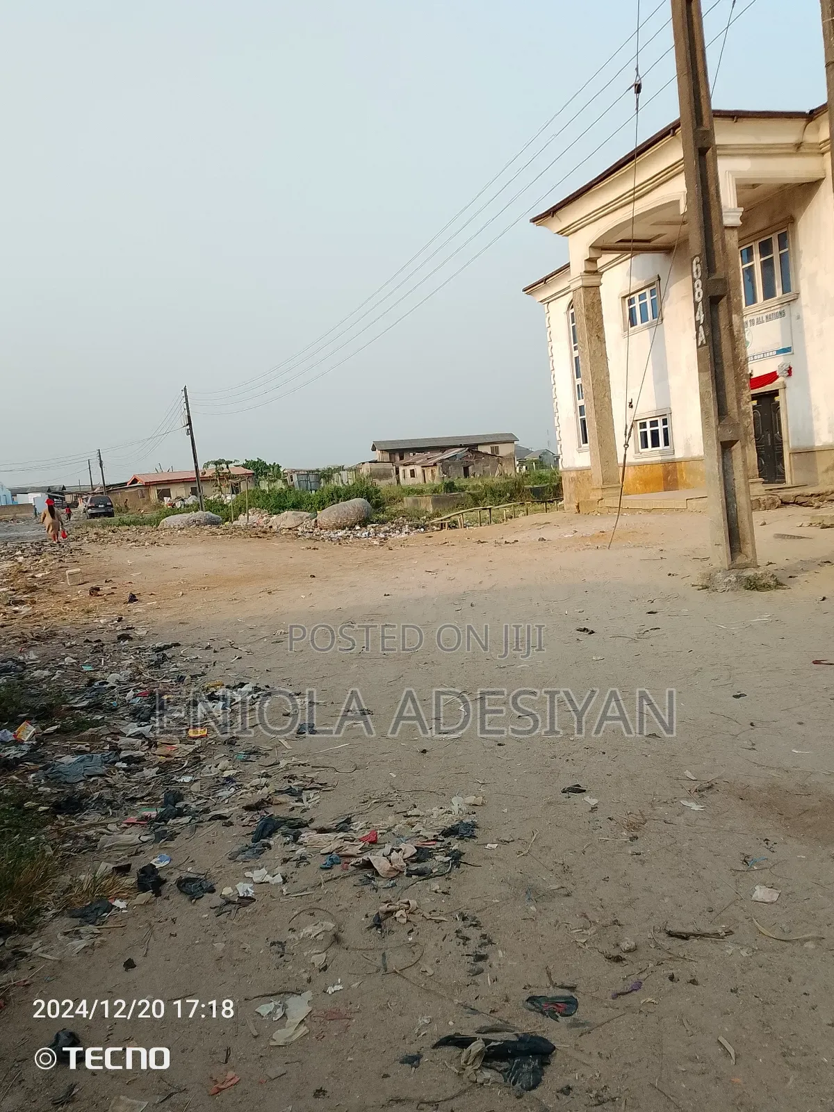 One Plot of Land for Sale in Mile12 BRT Adeniy St in Mile 12