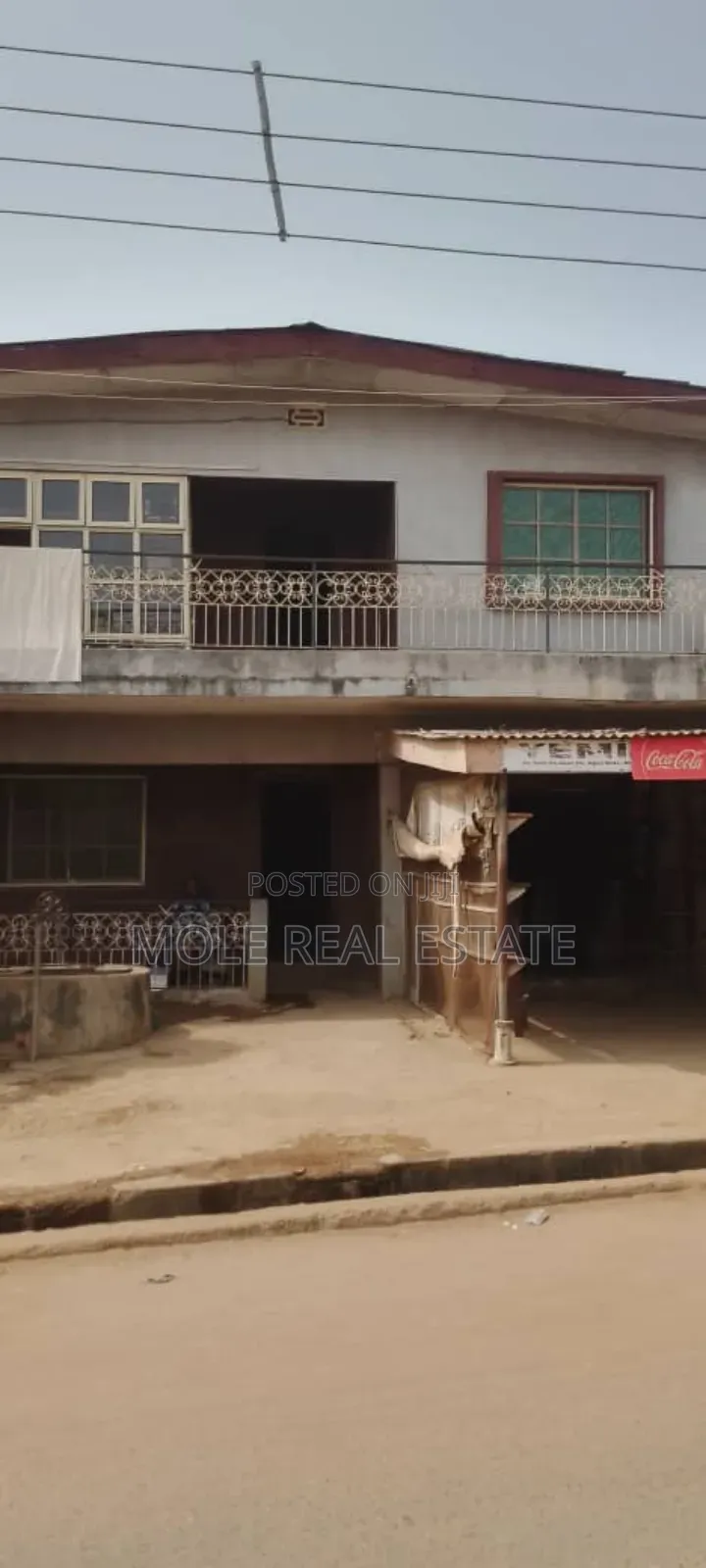Solid Storey Building by the Road Ifo Ogun State in Ifo
