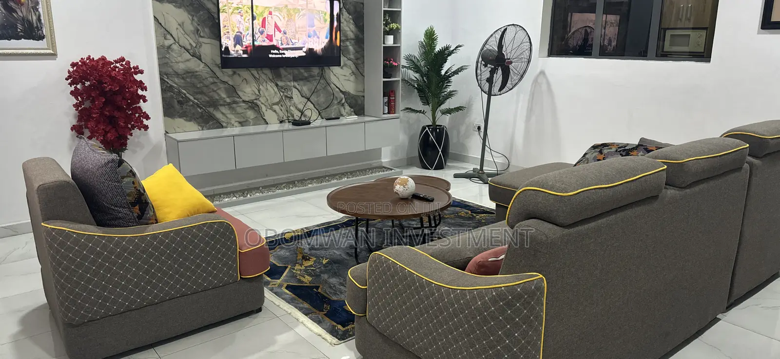 Luxury 2 Bedroom Shortlet With 24 HRS Light and Free Wifi in Ajah