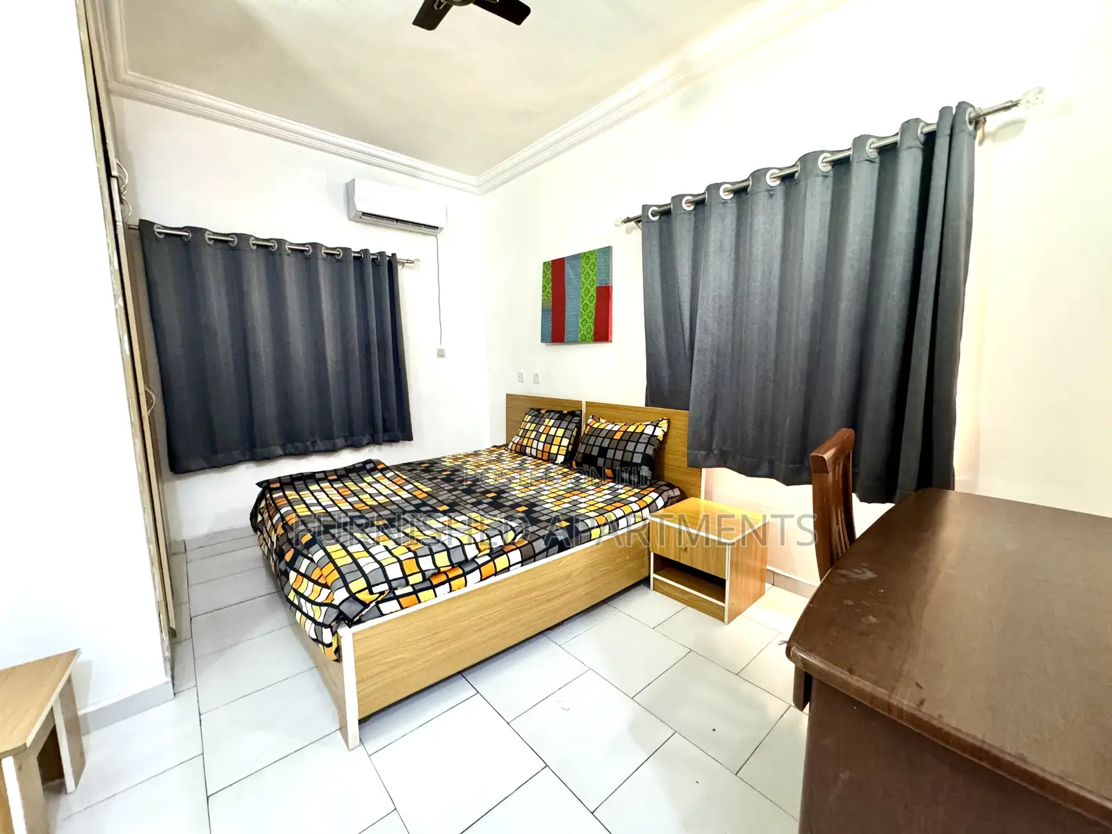 Furnished 1bedroom Flat + Wifi 24hrs Lit at Utako in Utako
