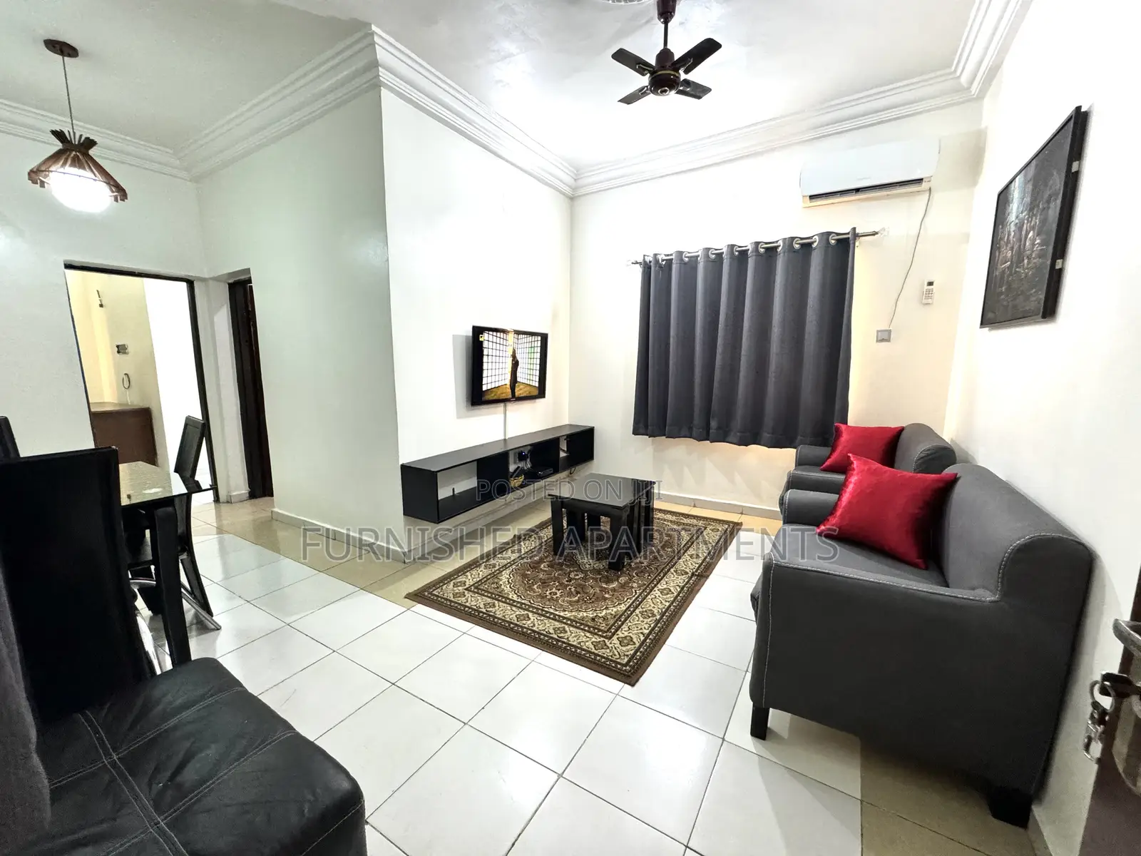 Furnished 1bedroom Flat + Wifi 24hrs Lit at Utako in Utako