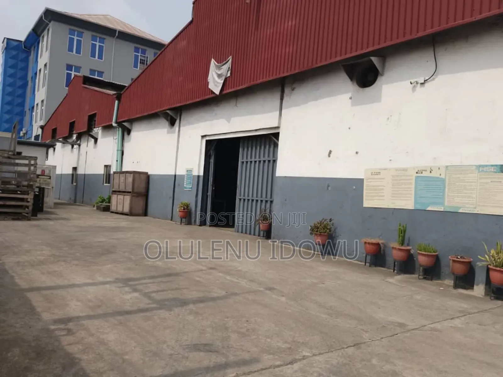 For Sale 2 Bay Warehouse Office Space Restaurant Acme Ikeja in Acme Road