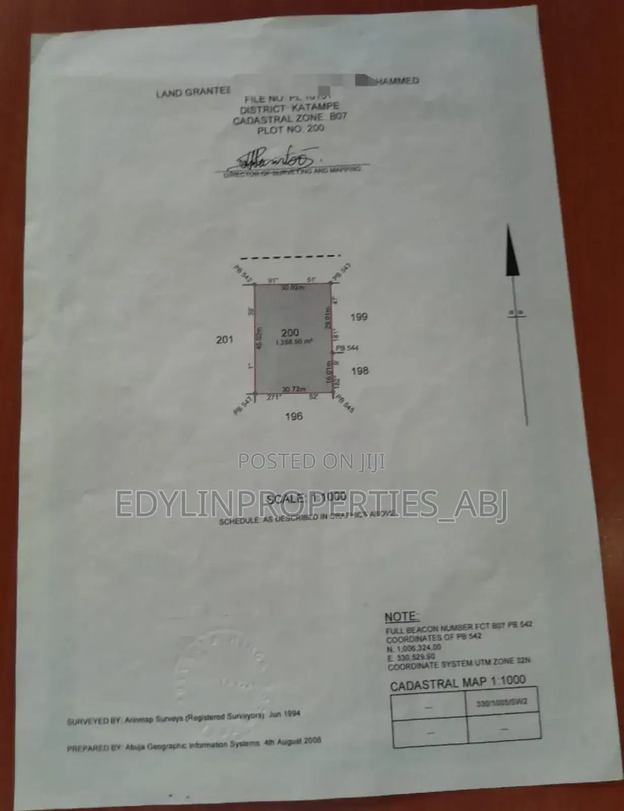Plot of Land at Katampe Main Abuja in Katampe (Main)