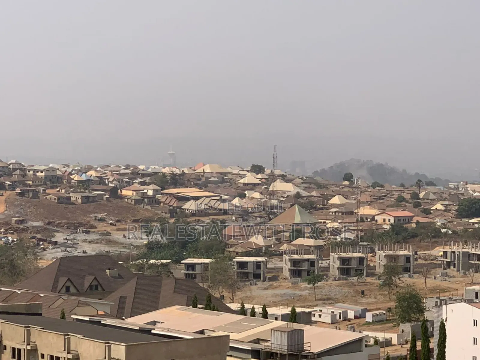350sqm Plot for a 4bedroom,Semi Detached Duplex +Bq in Guzape District