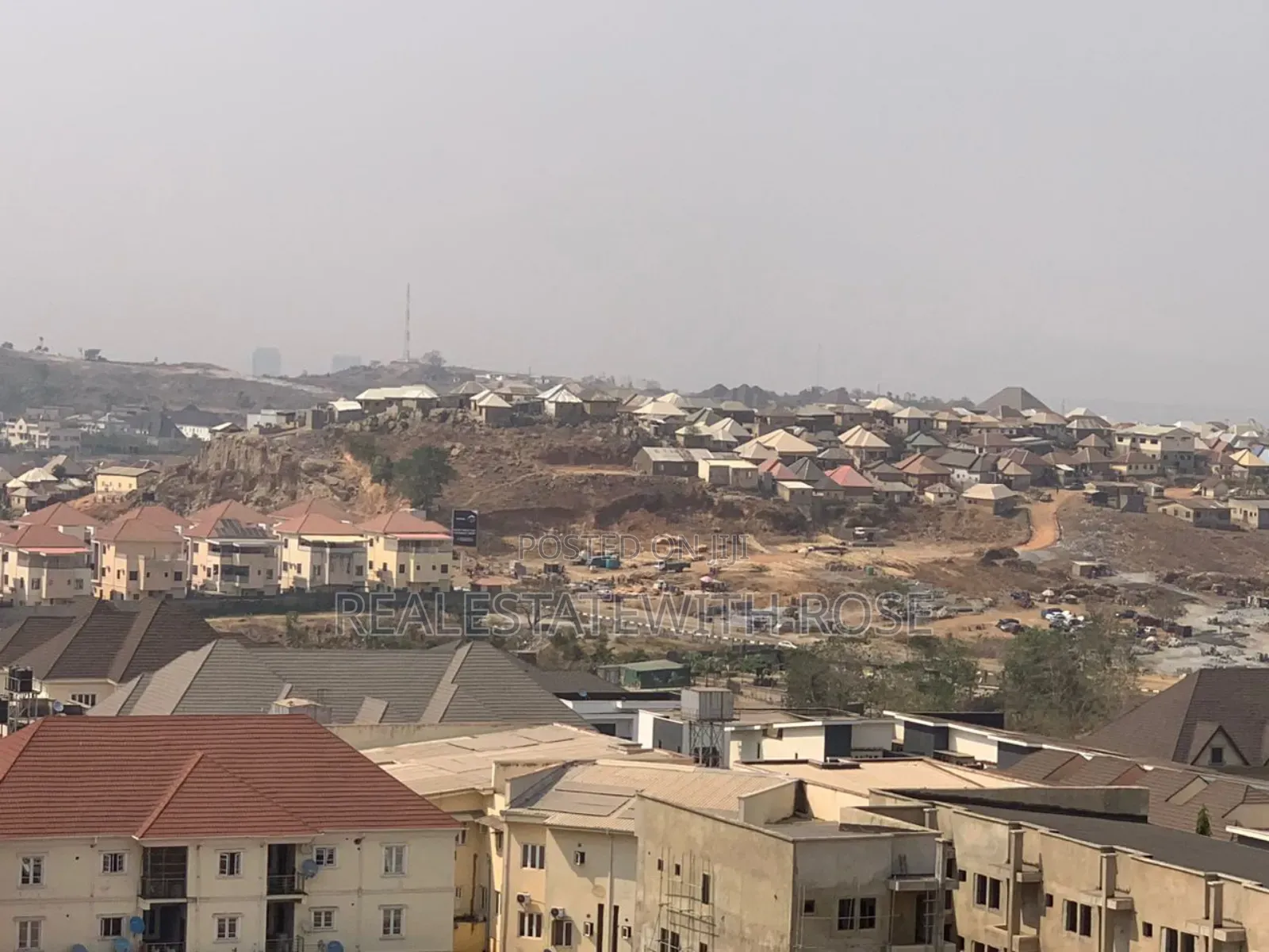 350sqm Plot for a 4bedroom,Semi Detached Duplex +Bq in Guzape District