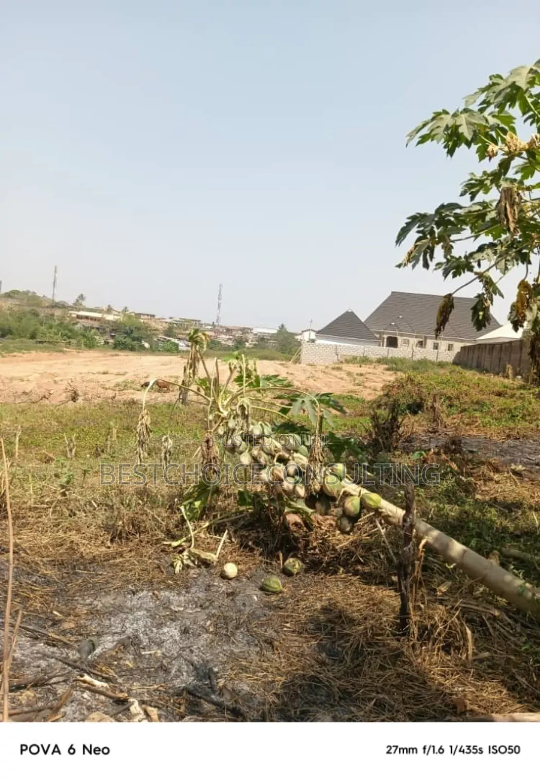 A Full Standard 695sqm of Land for Sale in Adeoyo