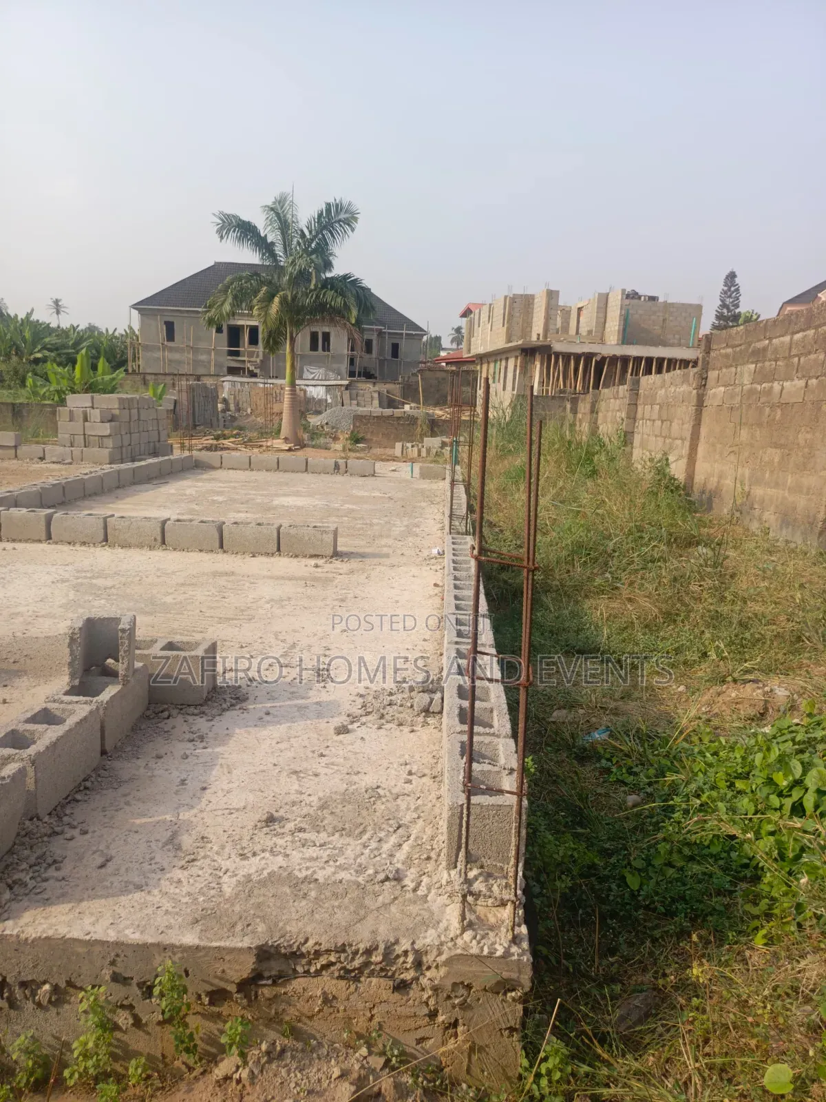 500m2 Plot of Land With Three Units of 2-Bedroom Duplexes in Ibadan