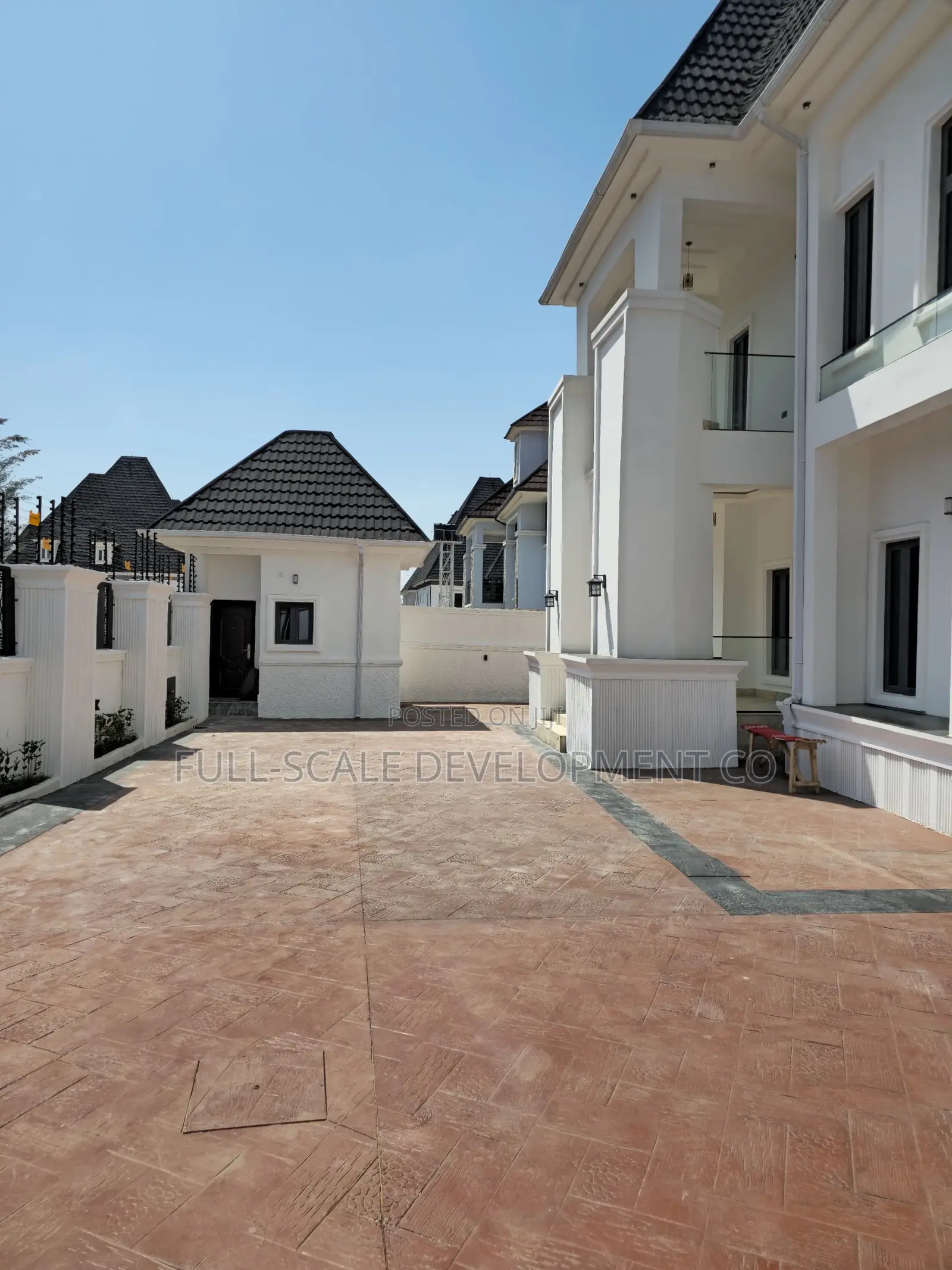 Brand New 6-Bedroom Detached Mansion With 2-Room Bq in Gwarinpa