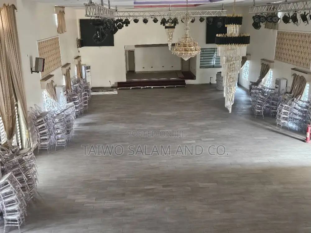 A Functioning Event Hall on a 3 Plot of Land Nihort Area Ibadan in Jericho