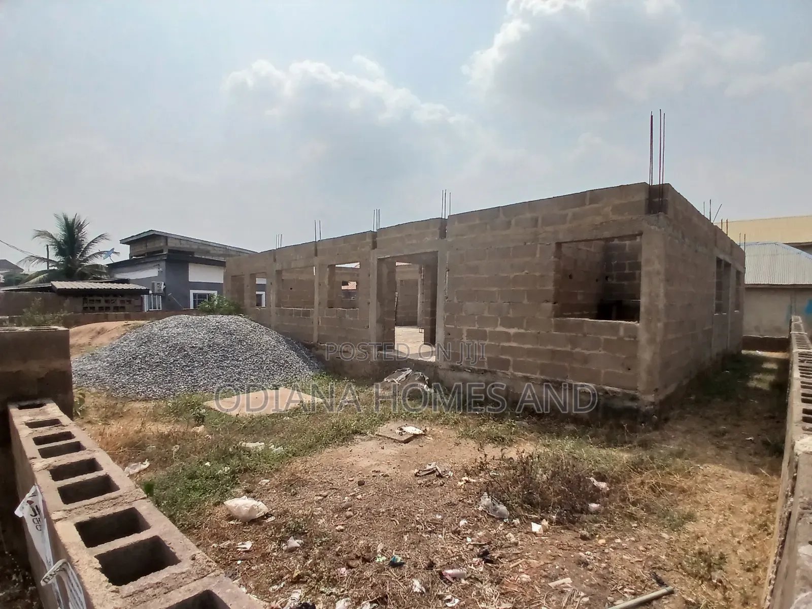 Uncompleted Commercial Structure Along Ogungbade Road in Ibadan